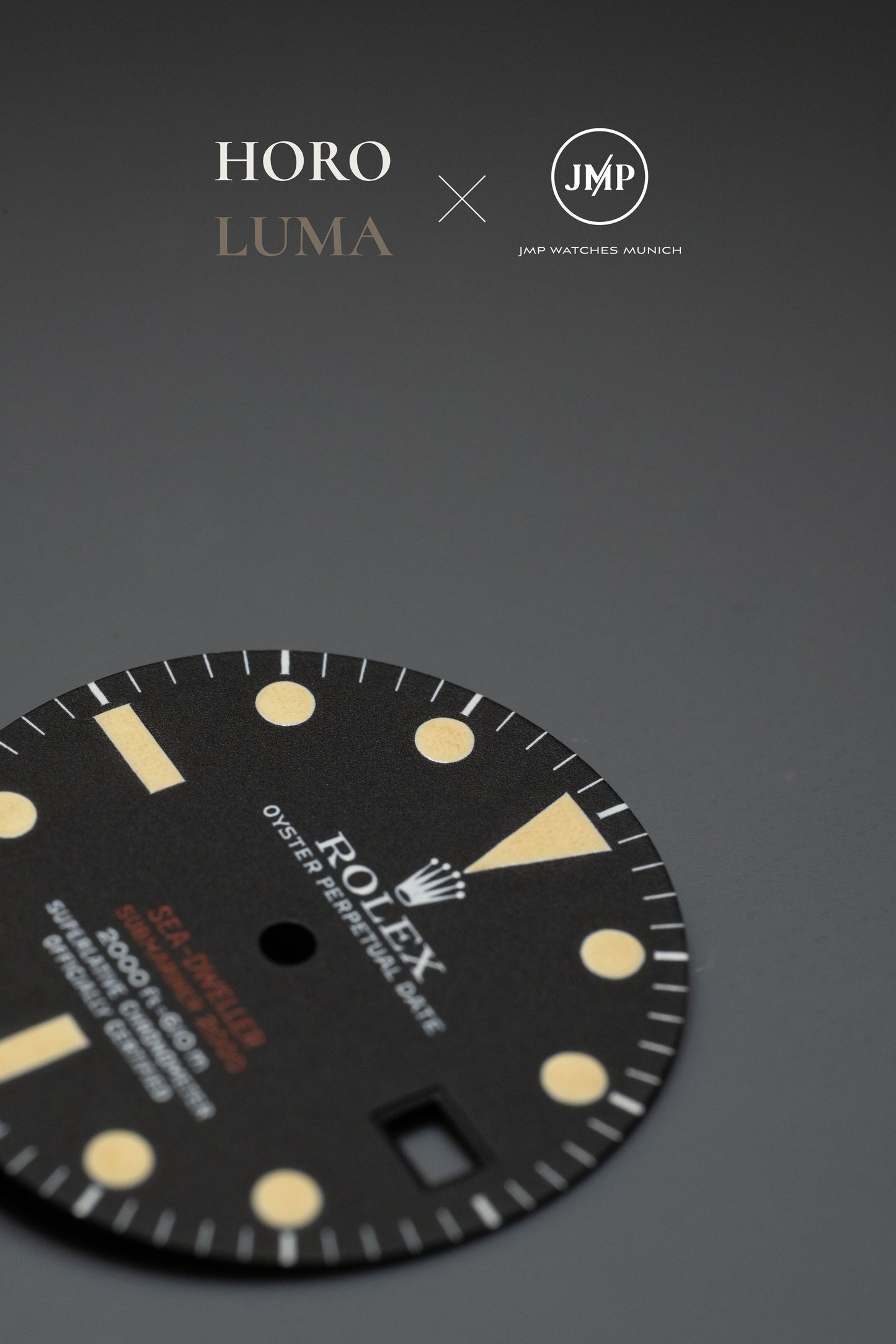 Rolex "Matte Double Red MKIII | MK3 Dial" for Sea-Dweller 1665 - RELUMED BY HOROLUMA