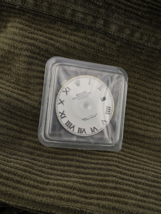 Rolex NOS roman Zifferblatt weiß für Datejust 126300 | 126334 im Blister