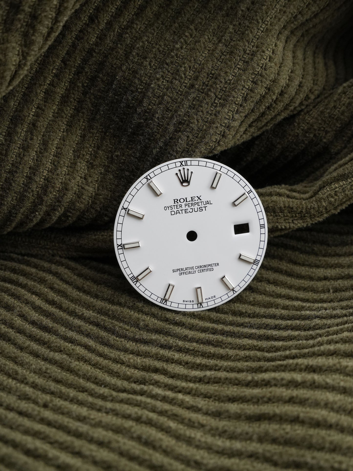 Rolex Zifferblatt weiß für Datejust 36mm 16200 | 16234 | 116200 | 116234 Luminova