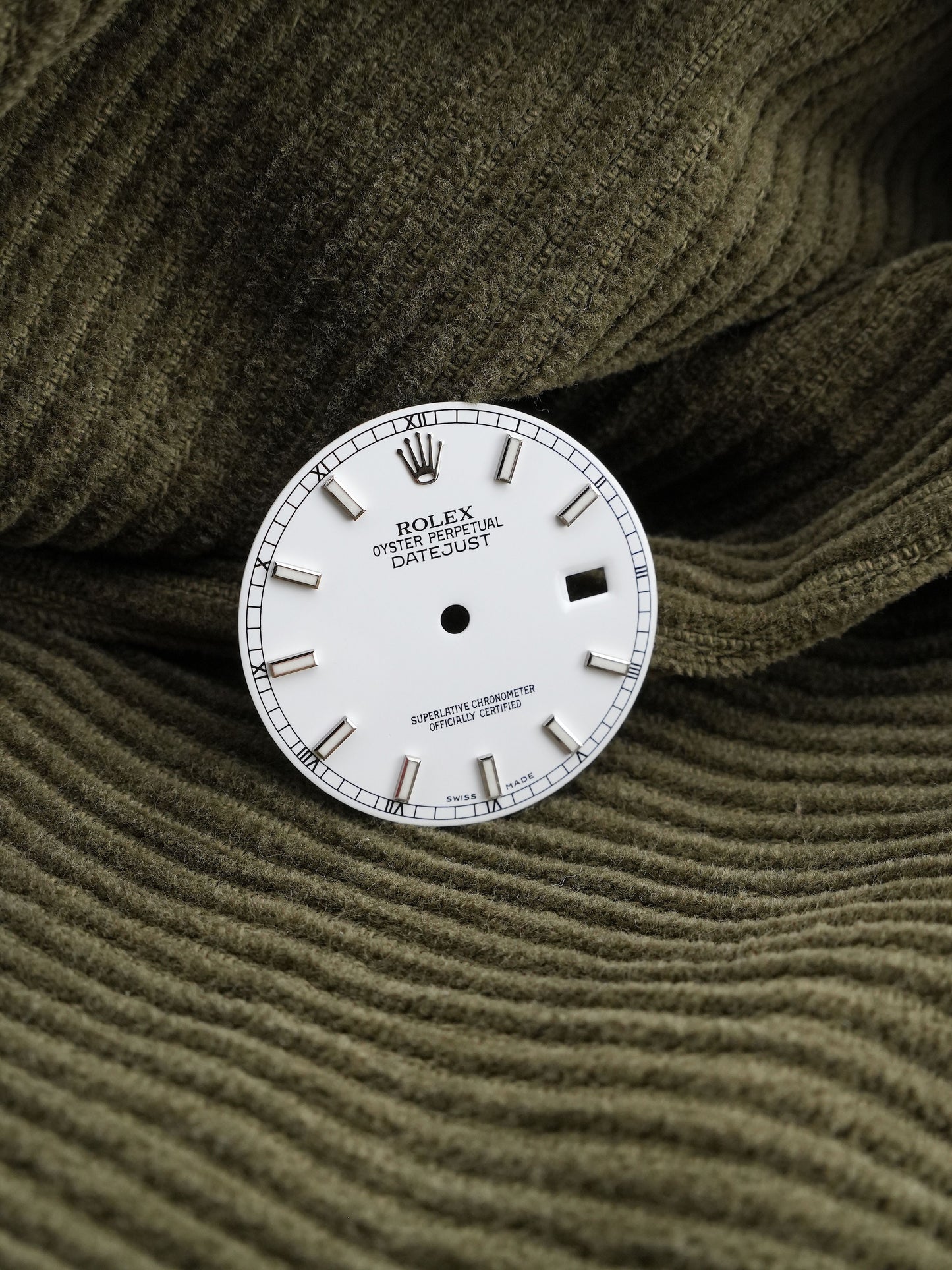 Rolex Zifferblatt weiß für Datejust 36mm 16200 | 16234 | 116200 | 116234 Luminova