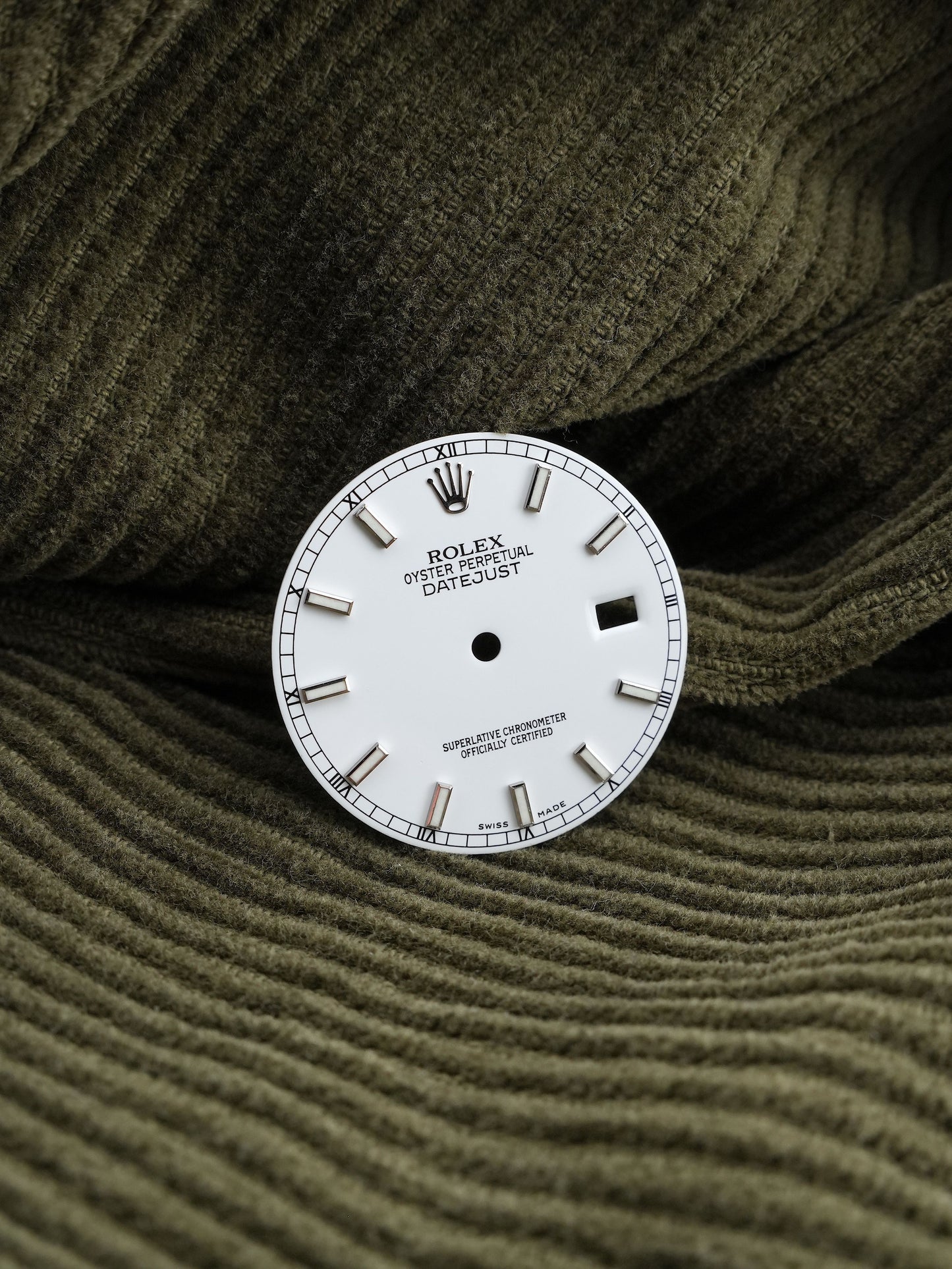 Rolex Zifferblatt weiß für Datejust 36mm 16200 | 16234 | 116200 | 116234 Luminova