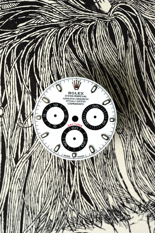 Rolex Dial white “Panda Dial” for Cosmograph Daytona 116500LN Chromalight