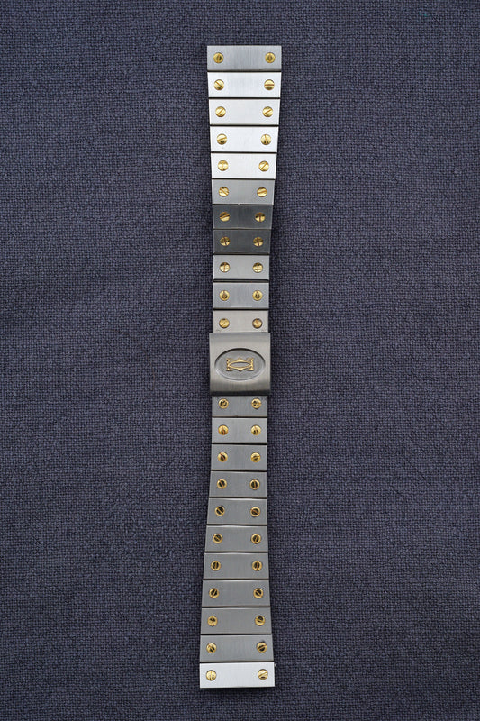 Cartier Bracelet for Santos 2961 steel 18kt yellow gold