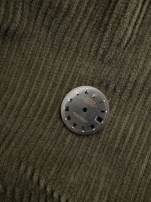 Rolex NOS Zifferblatt Schwarz "Jubilee" für Ladies Datejust 69178 | 69173 Luminova