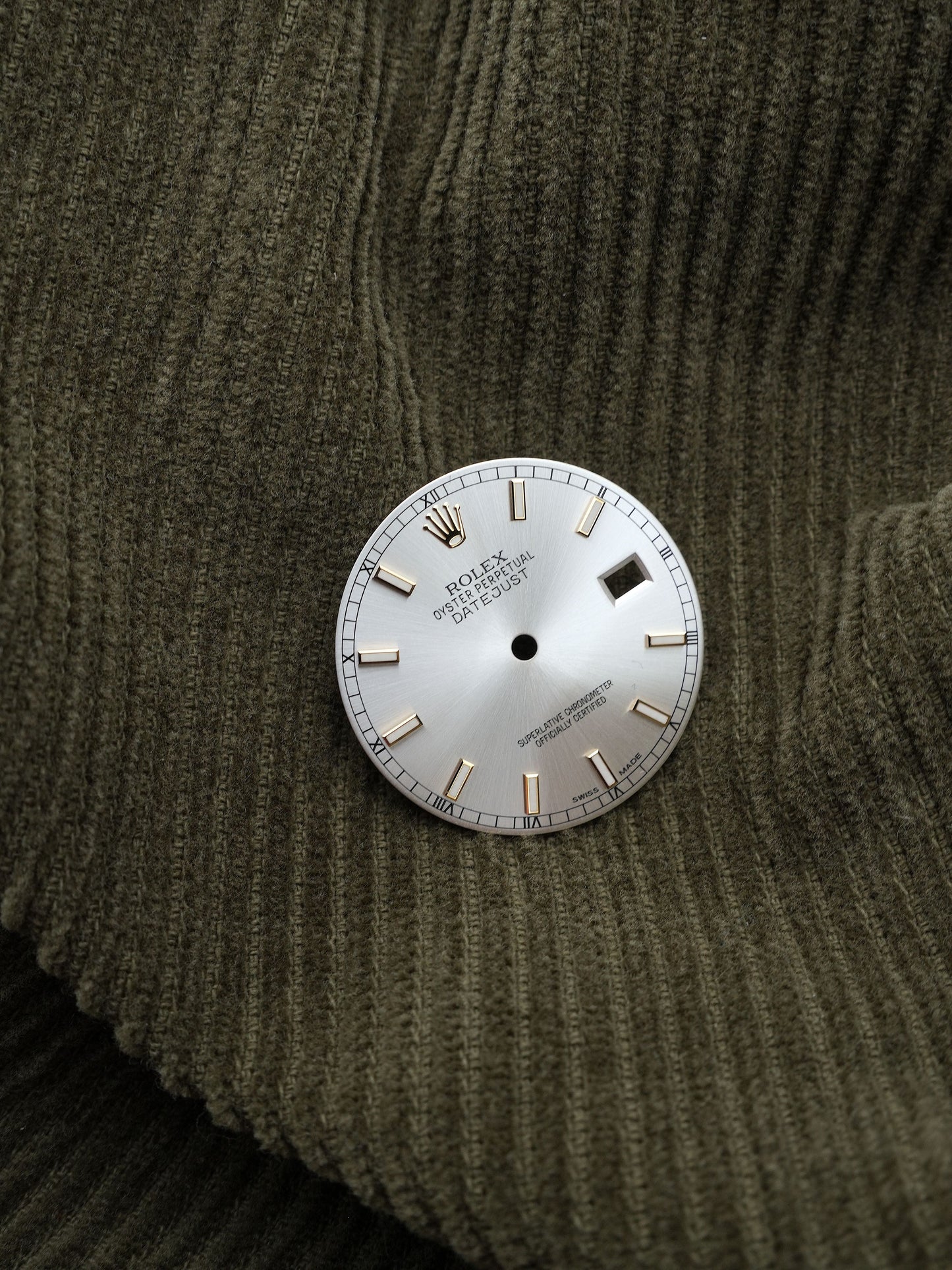 Rolex NOS Gray Dial for Datejust 116203 | 116208 Luminova
