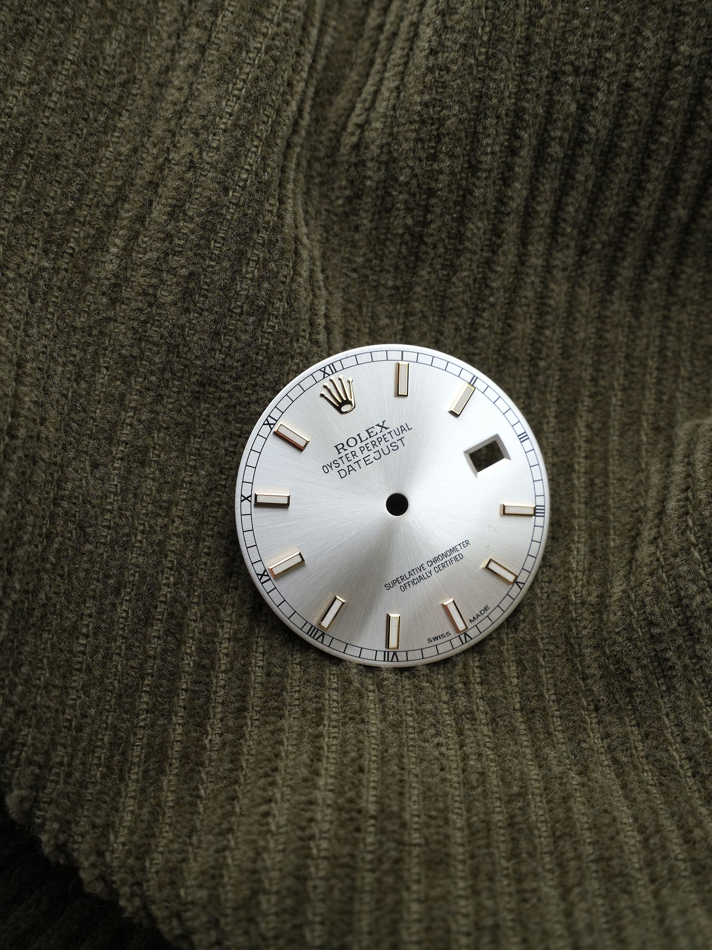Rolex NOS Gray Dial for Datejust 116203 | 116208 Luminova