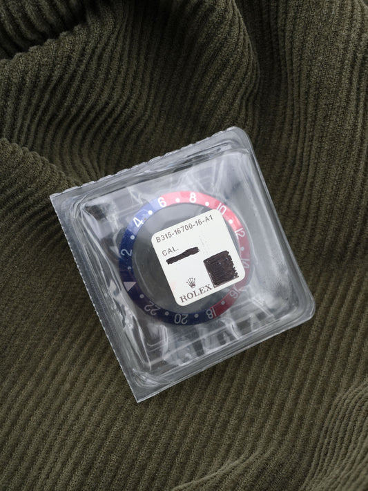 Rolex NOS Inlay / Insert Blue Back für GMT‑Master 16700 | 16710 | 16760