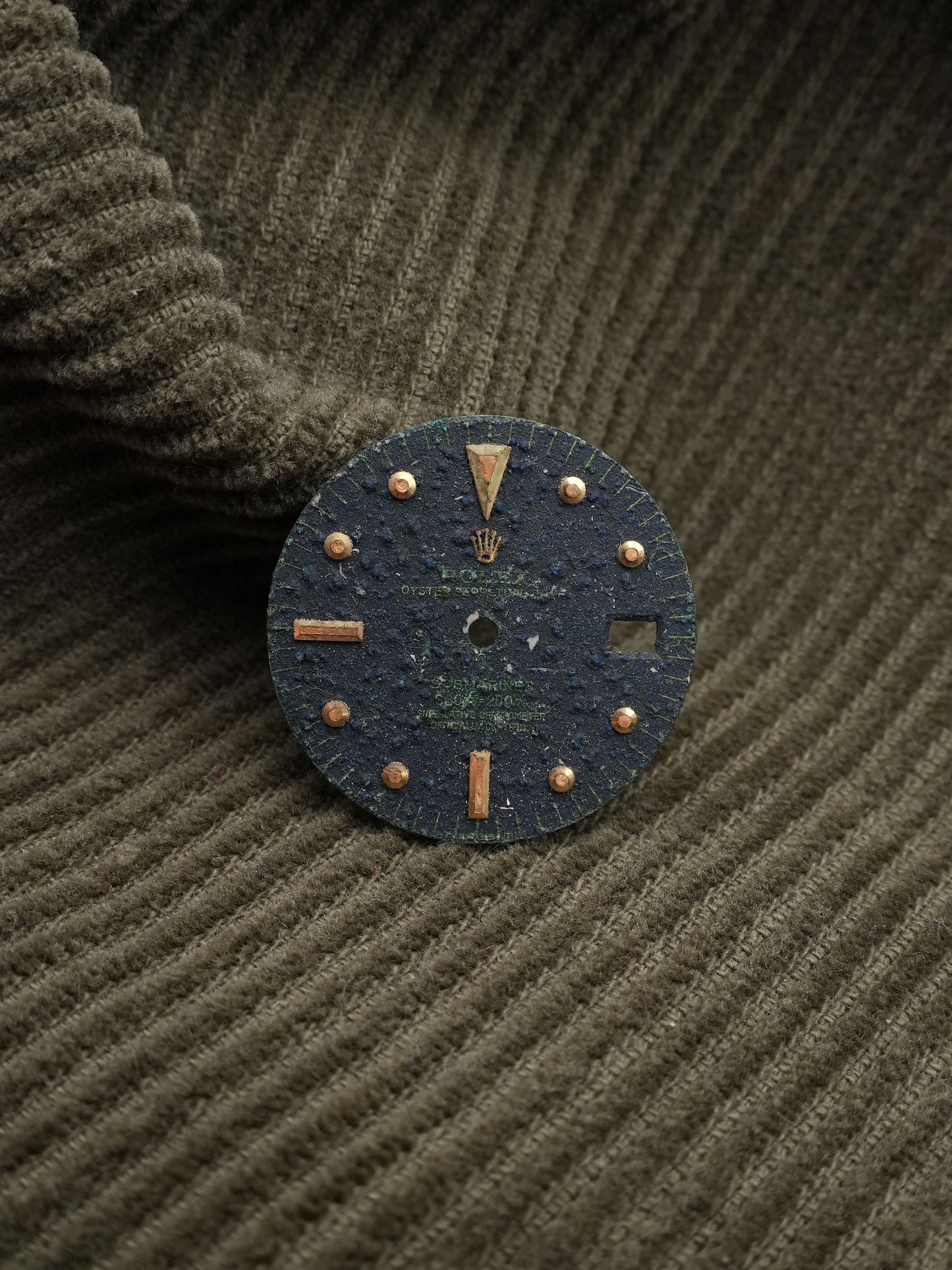 Rolex Zifferblatt Schwarz "Matte Black Dial“ für Submariner 1680/8 Tritium