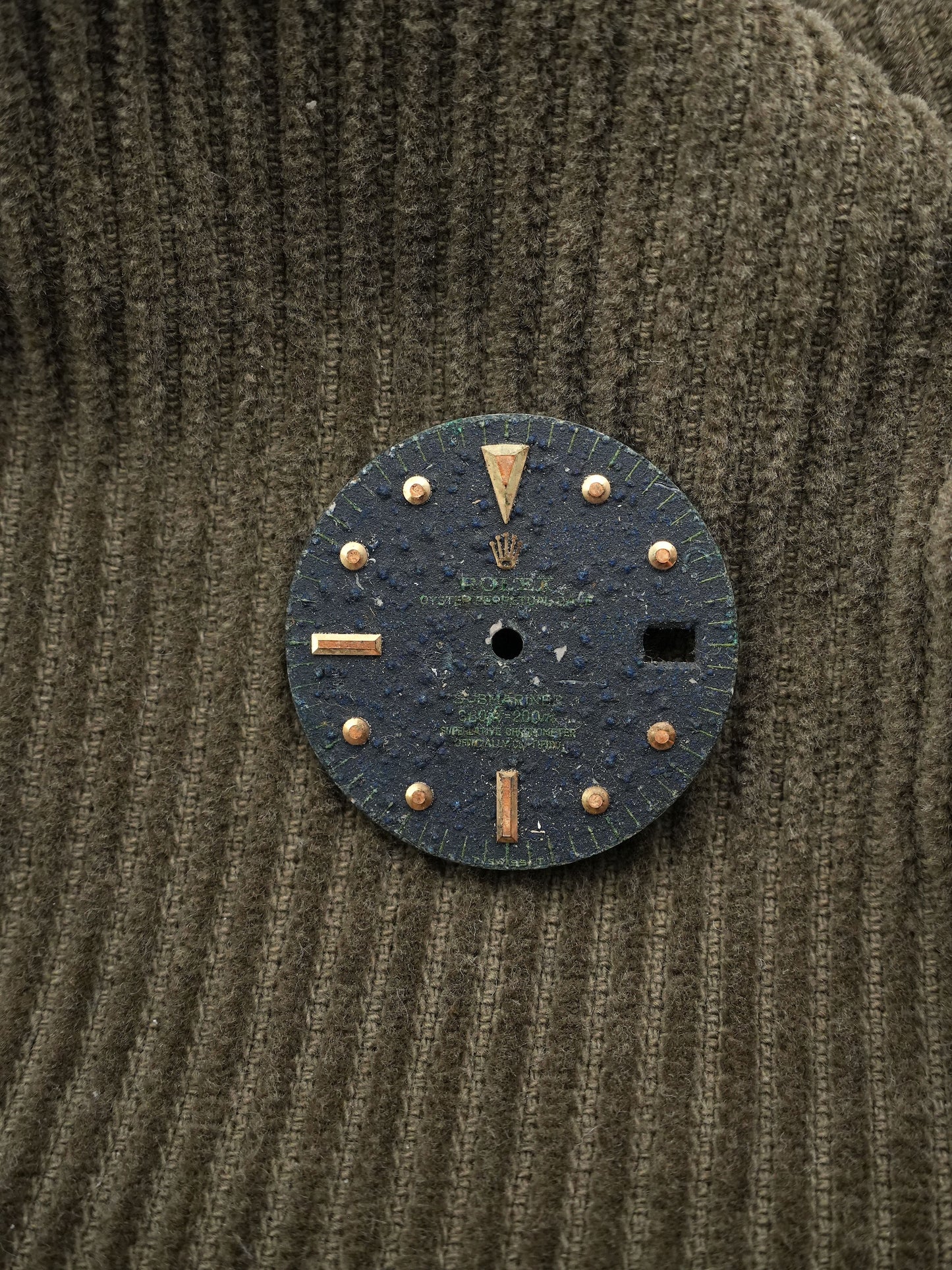 Rolex Zifferblatt Schwarz "Matte Black Dial“ für Submariner 1680/8 Tritium