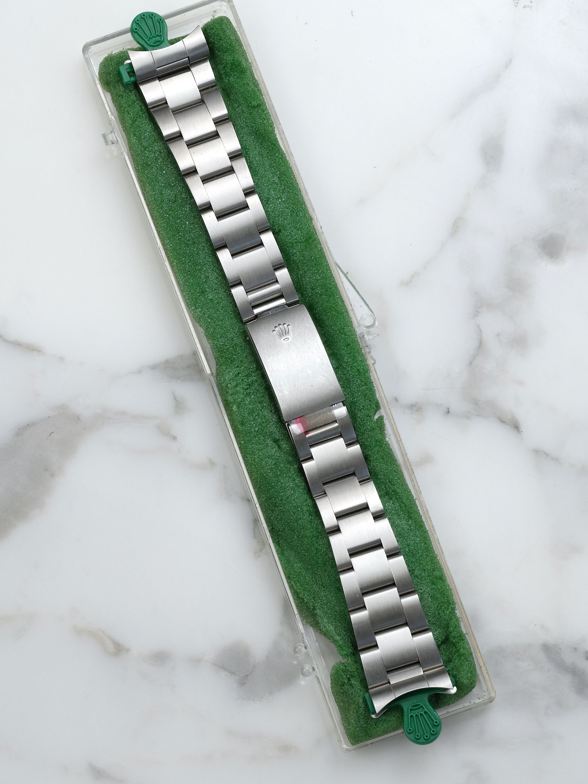 Rolex NOS Oyster bracelet steel 78360/580 P1 (1991) glued