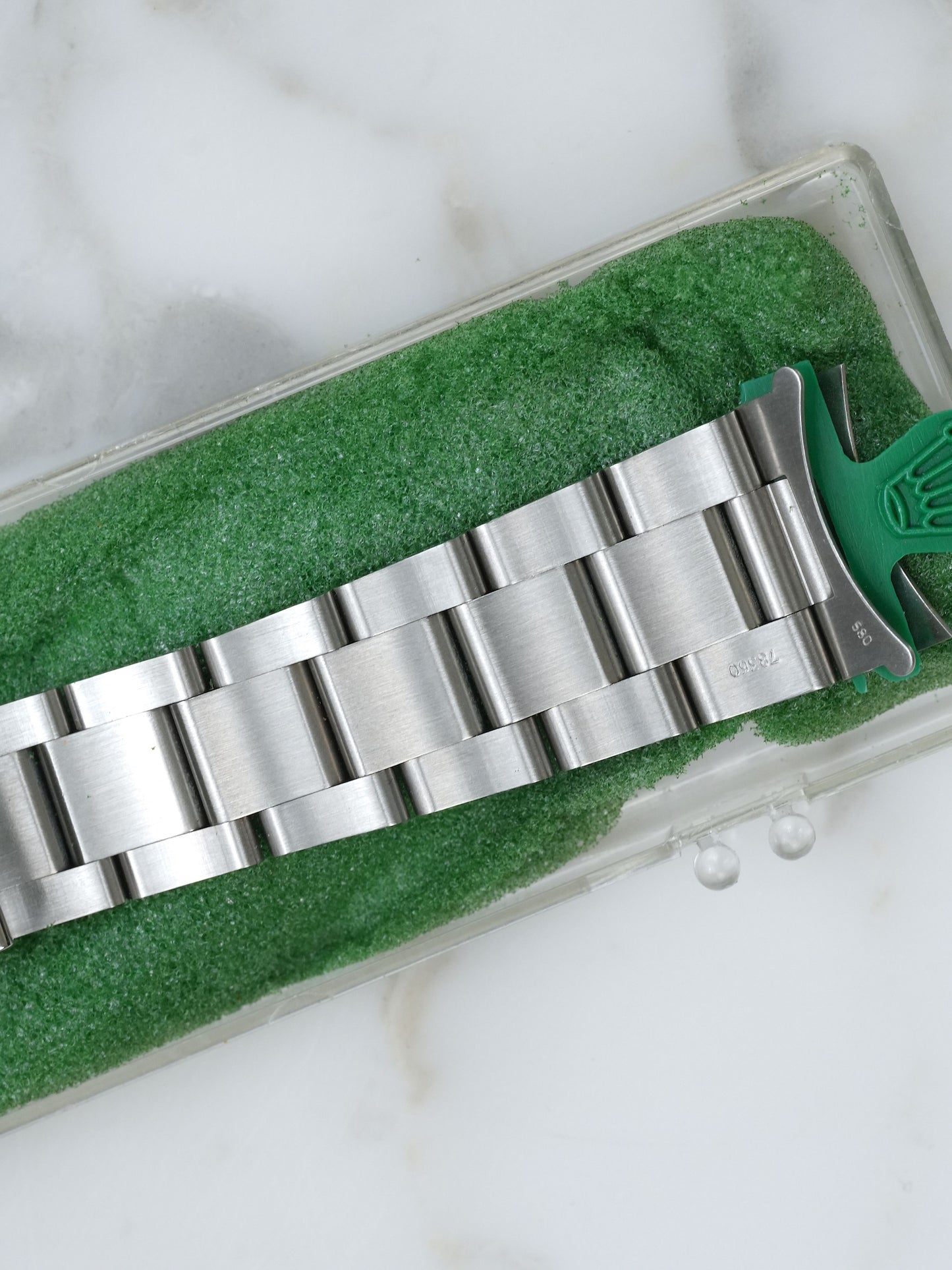 ⁠Rolex NOS Oyster Armband Stahl 78360/580 P1 (1991)