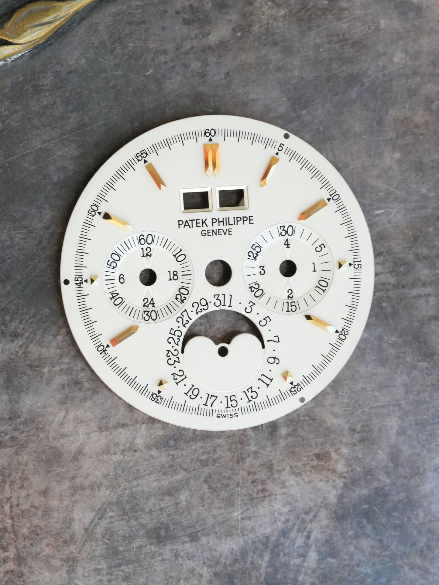 Patek Philippe 3970J Silver Singer Dial for Perpetual Calendar Chronograph Grand Complications in 18K Yellow Gold