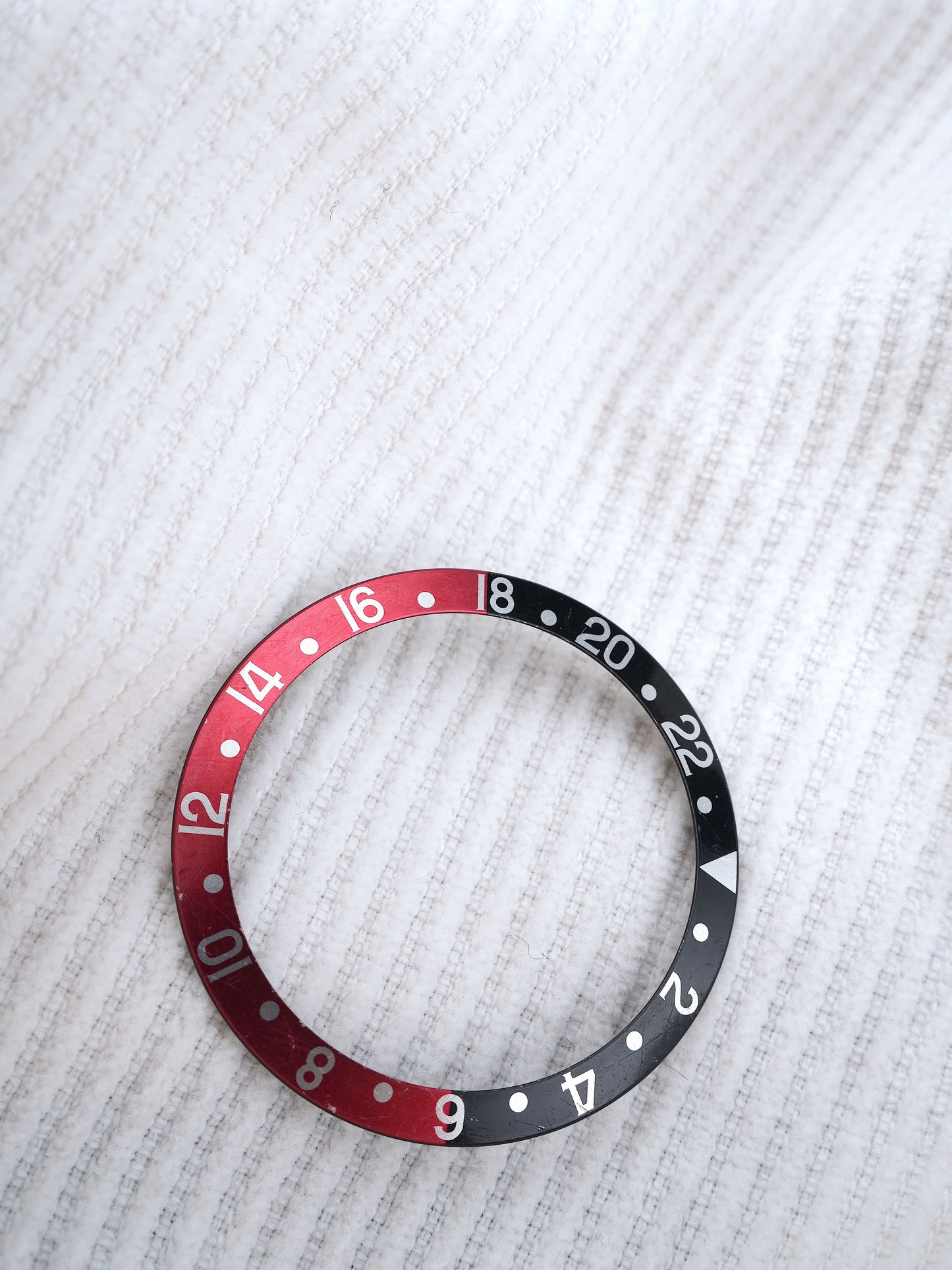Rolex Inlay | Insert | Einlage Schwarz/Rot „Coke“ für GMT-Master 16700 | GMT-Master II 16710 | 16760