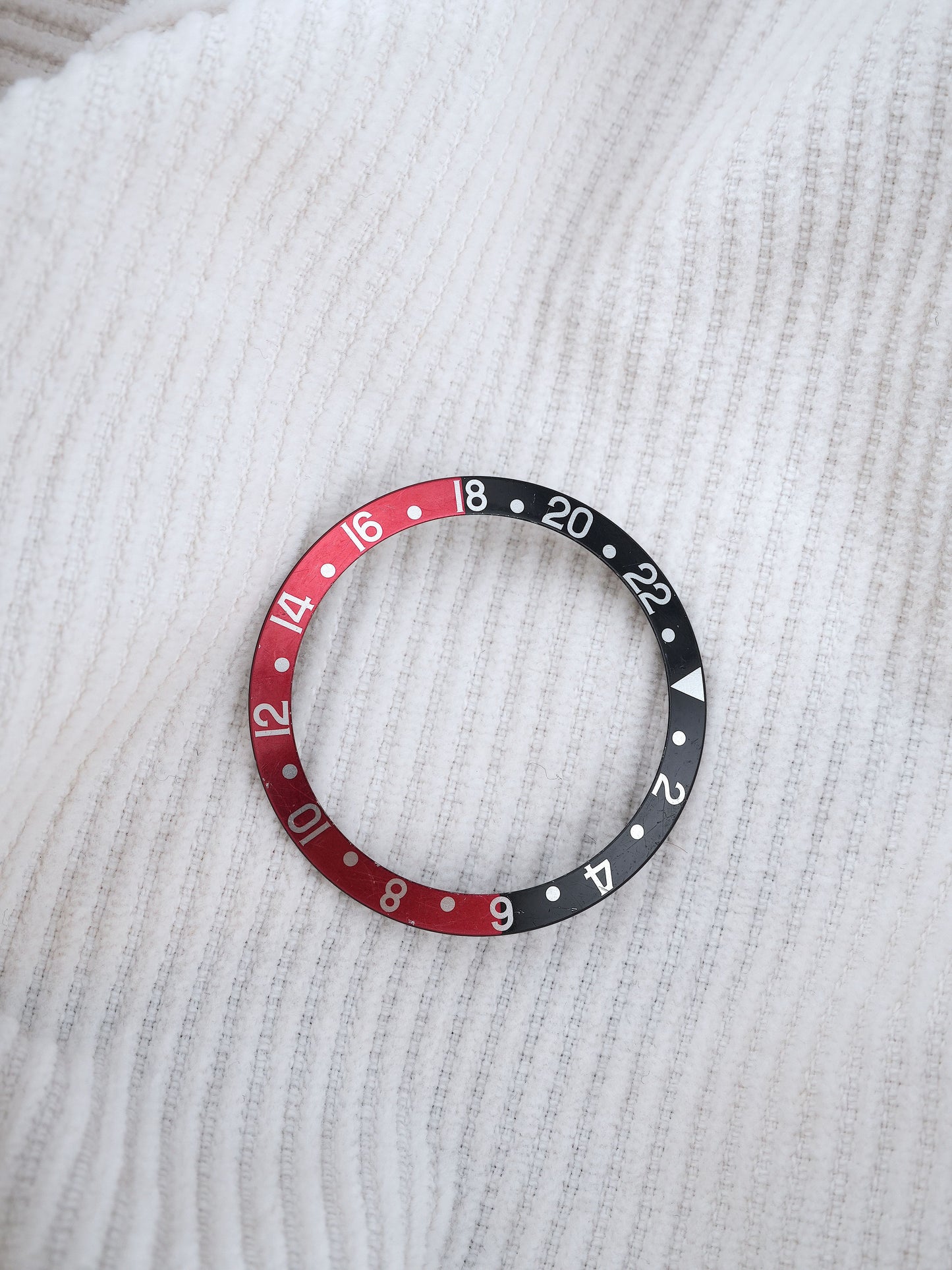Rolex Inlay | Insert | Einlage Schwarz/Rot „Coke“ für GMT-Master 16700 | GMT-Master II 16710 | 16760