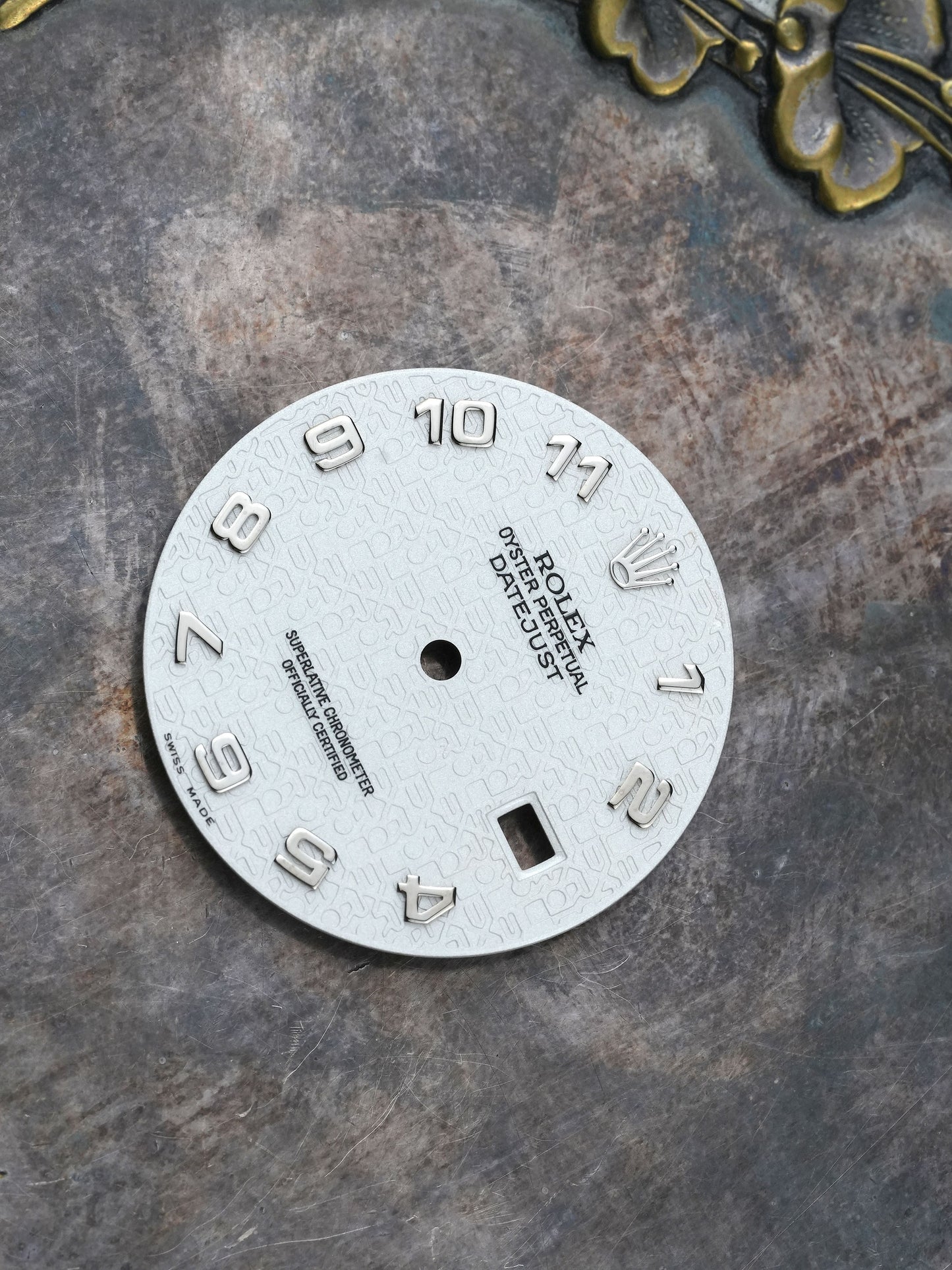 Rolex dial “internet” beige / white for OP Datejust 16200 | 16234