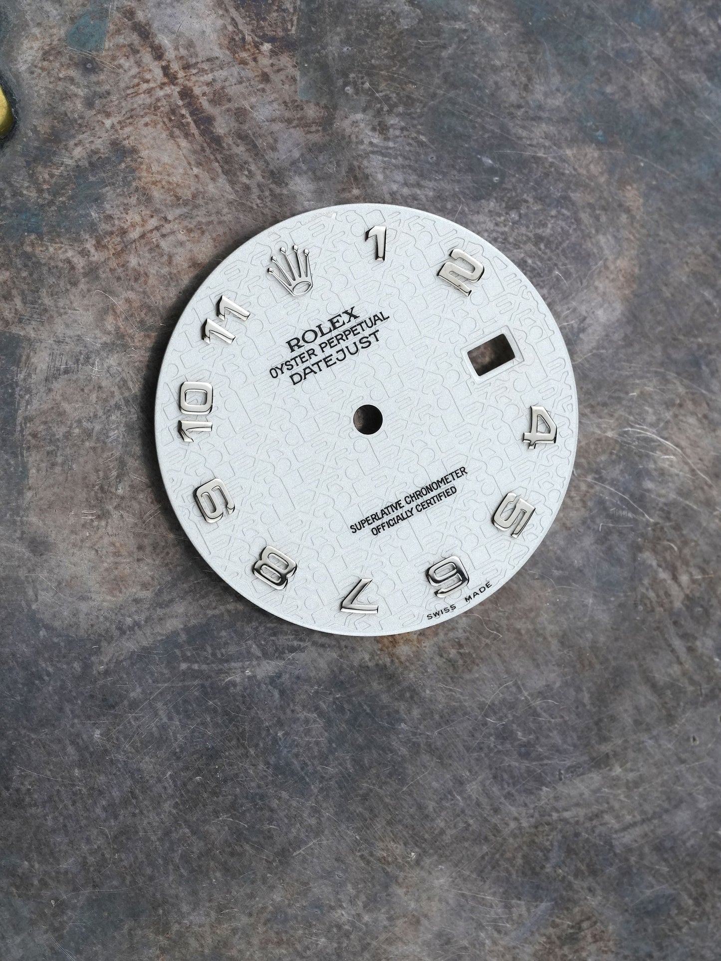 Rolex dial “internet” beige / white for OP Datejust 16200 | 16234