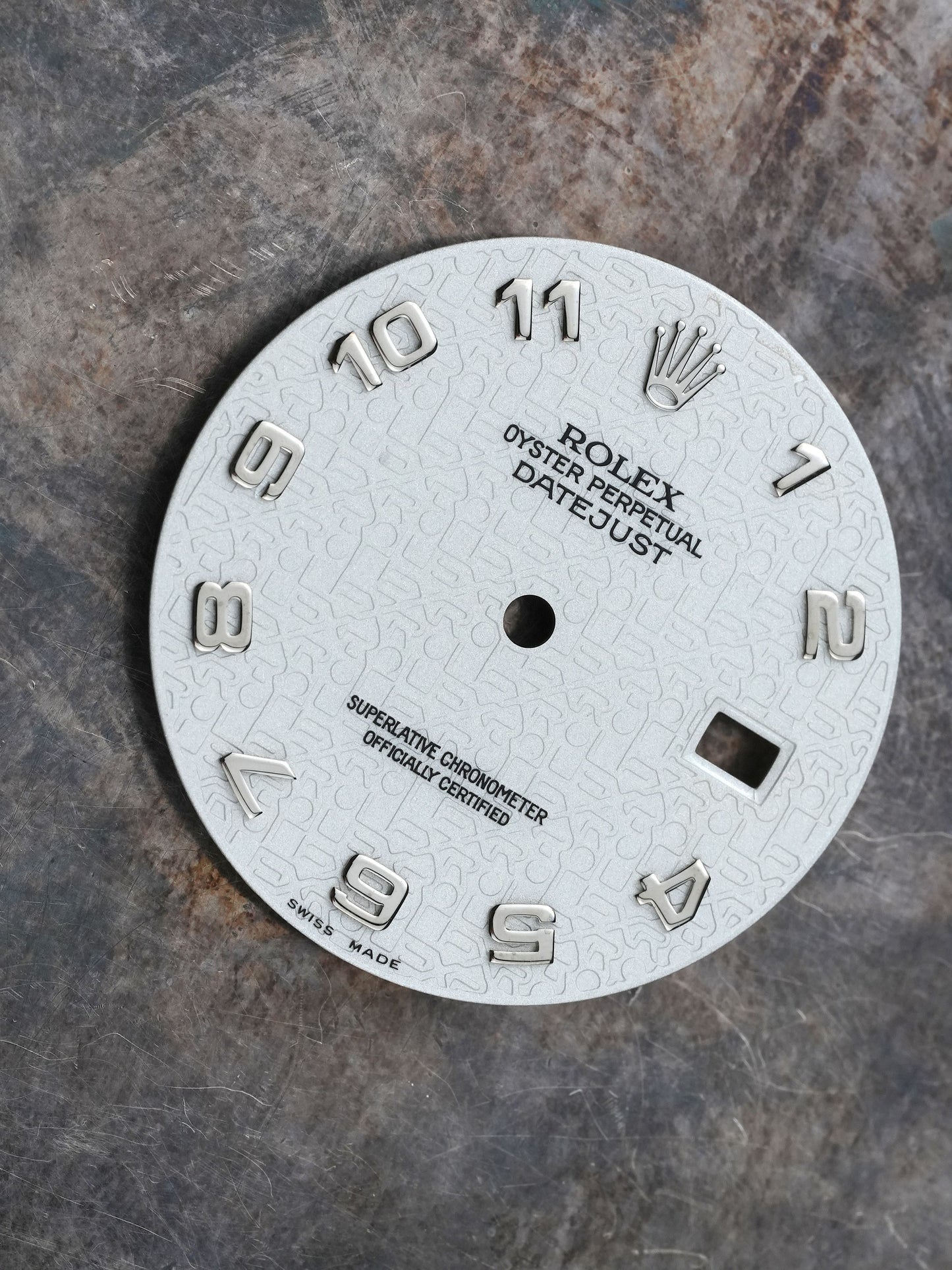 Rolex dial “internet” beige / white for OP Datejust 16200 | 16234