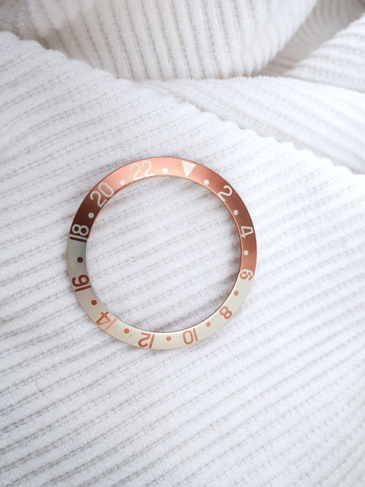 Rolex Insert Tiger Eye Faded Thin Font for GMT-Master 1675/3 | 1675/8 | 16753 Plexi