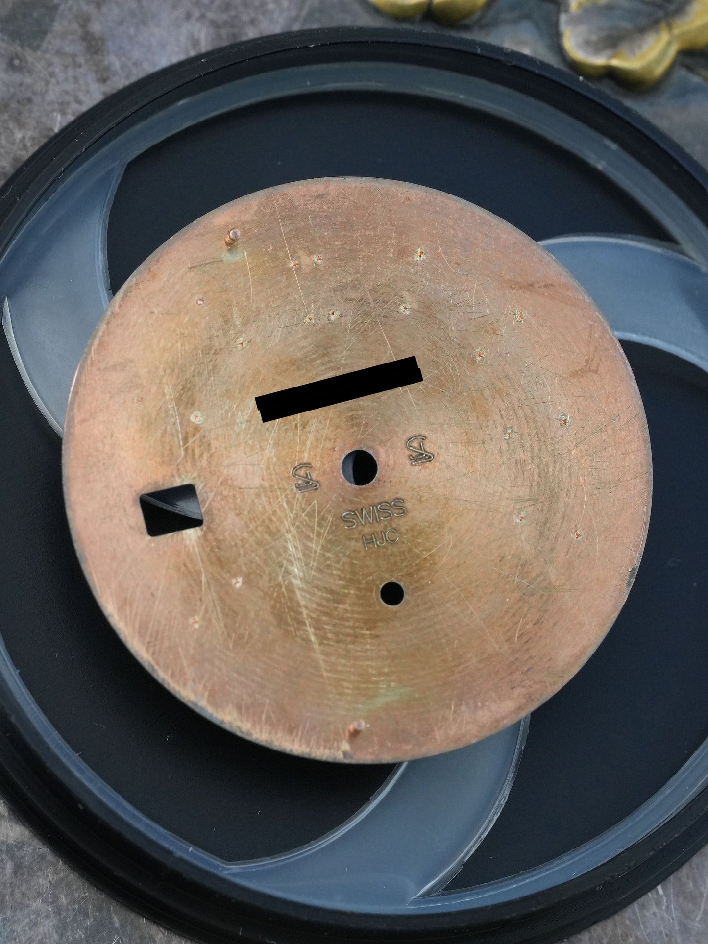 Patek Philippe Zifferblatt schwarz für Nautilus 5980/1R in Rose Gold