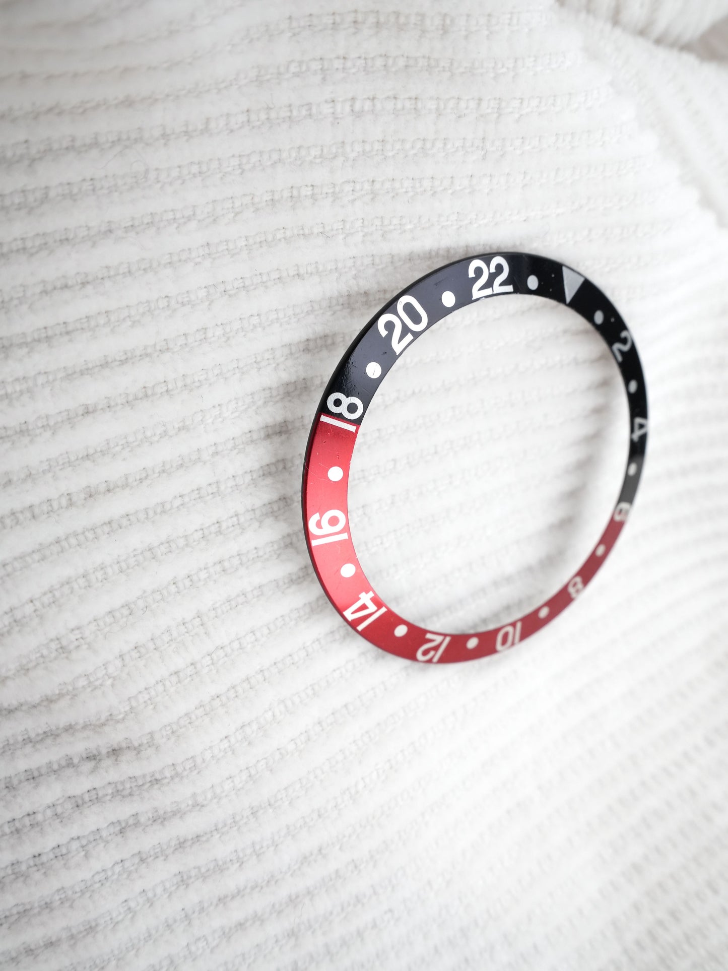 Rolex Black and Red Inlay (faded serif “Coke”) for GMT-Master 16700 | 16710 | 16760