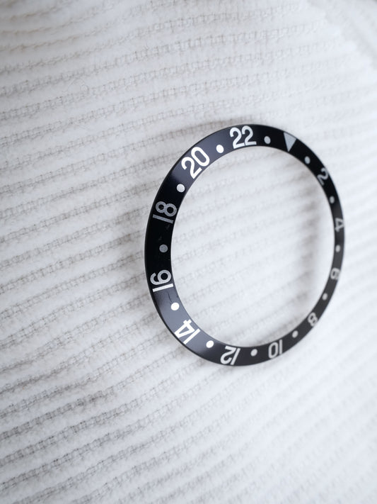 Rolex Inlay | Insert | Einlage Schwarz für GMT-Master 16700 | GMT-Master II 16710 | 16760