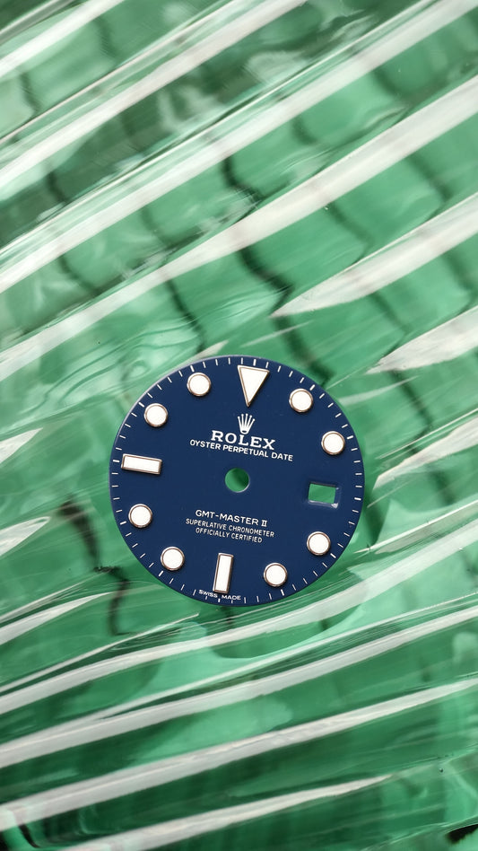 Rolex Zifferblatt blau für GMT-Master 116719 LB