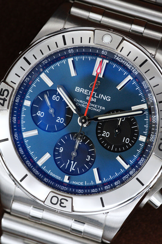 Breitling Uhr Stahl Chronometer Chronomat B01 42 | Deutsches ( German ) Fullset | 2020