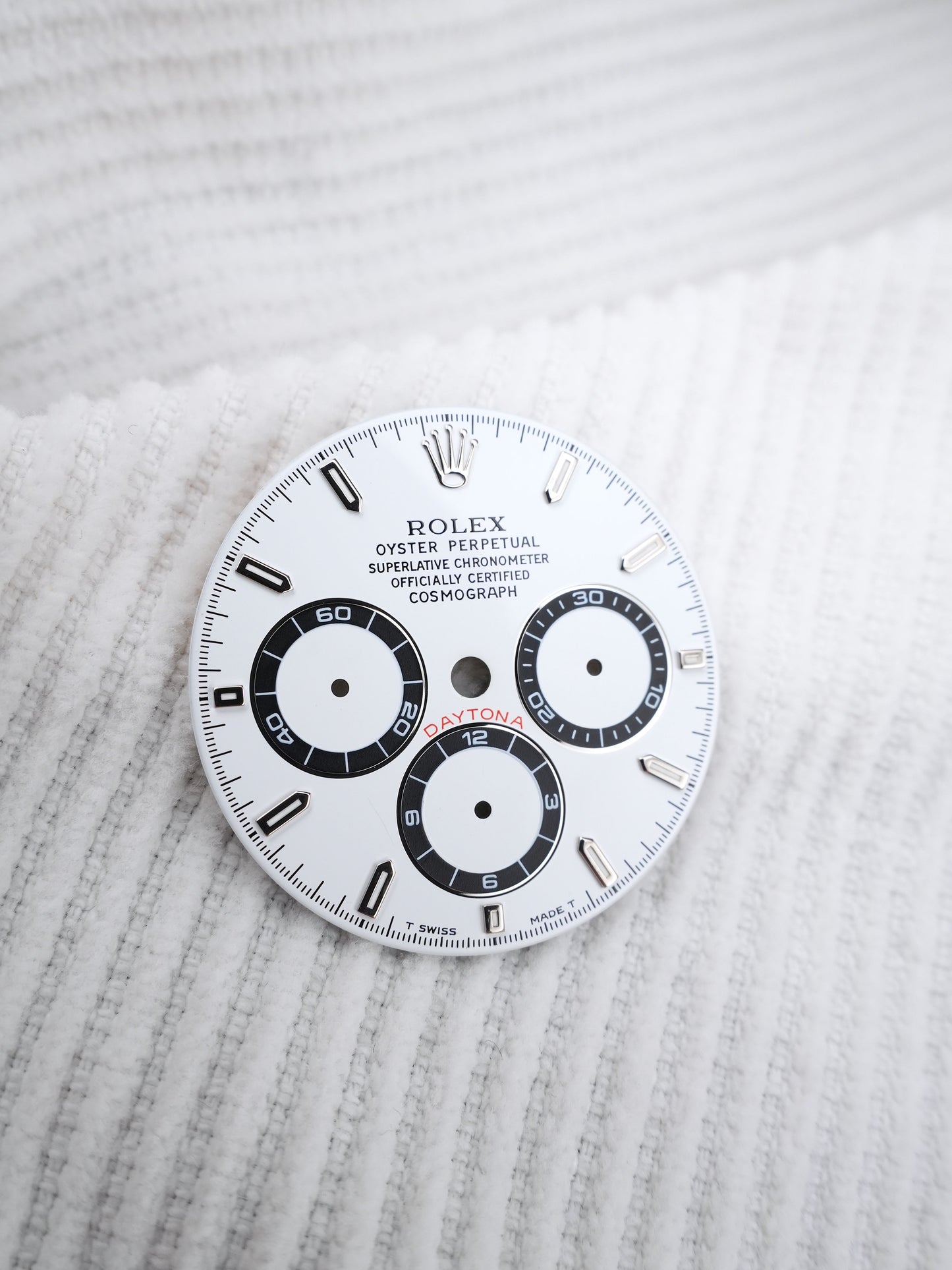Rolex dial for Zenith Cosmograph Daytona 16520 Tritium