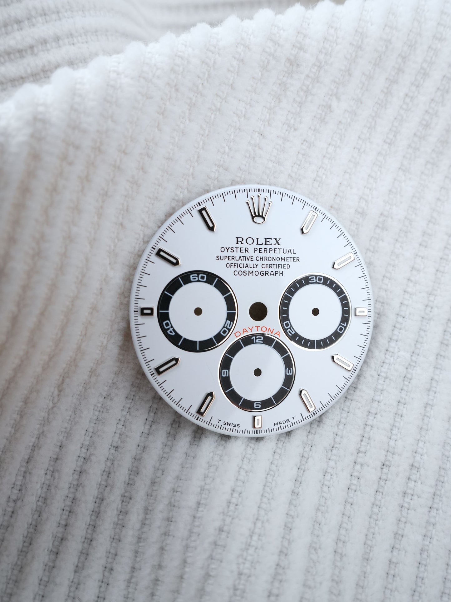 Rolex dial for Zenith Cosmograph Daytona 16520 Tritium