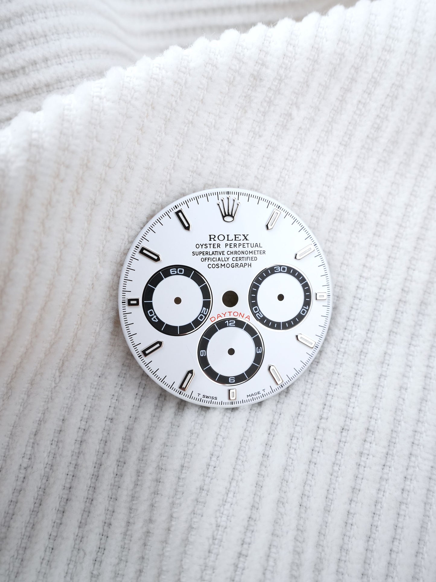 Rolex dial for Zenith Cosmograph Daytona 16520 Tritium