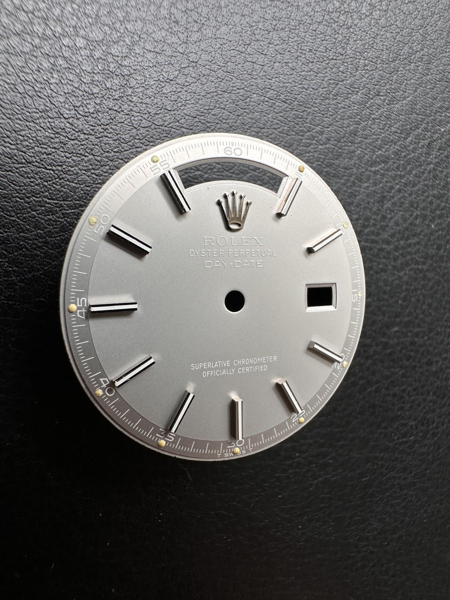 Rolex Zifferblatt grau für Day-Date 36 mm Grey Ghost Dial 1803/9 | 1803/6 | 1802 Tritium