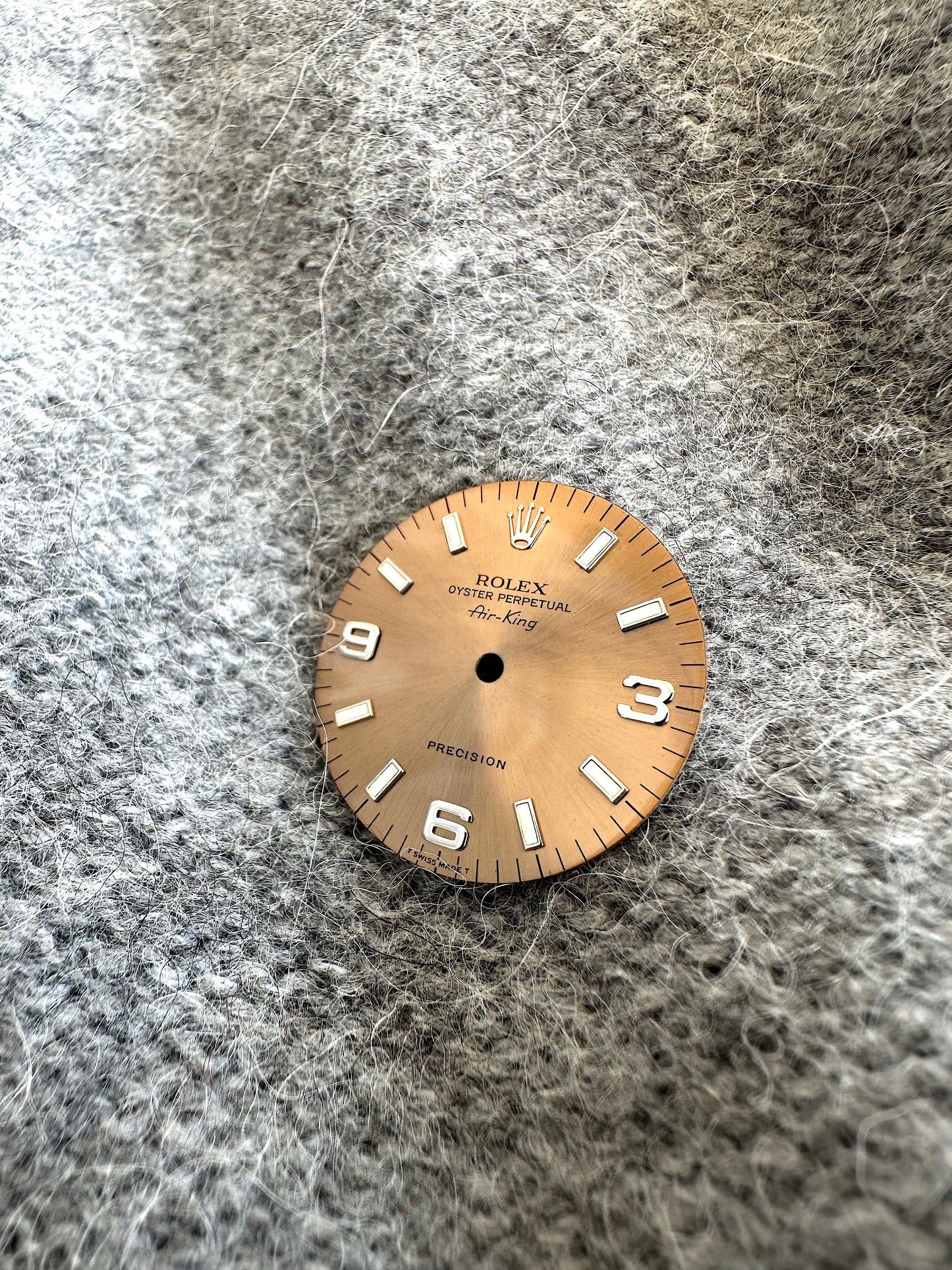 Rolex “Salmon” Salmon Dial 3-6-9- for Airking 14000 | 14010 Tritium