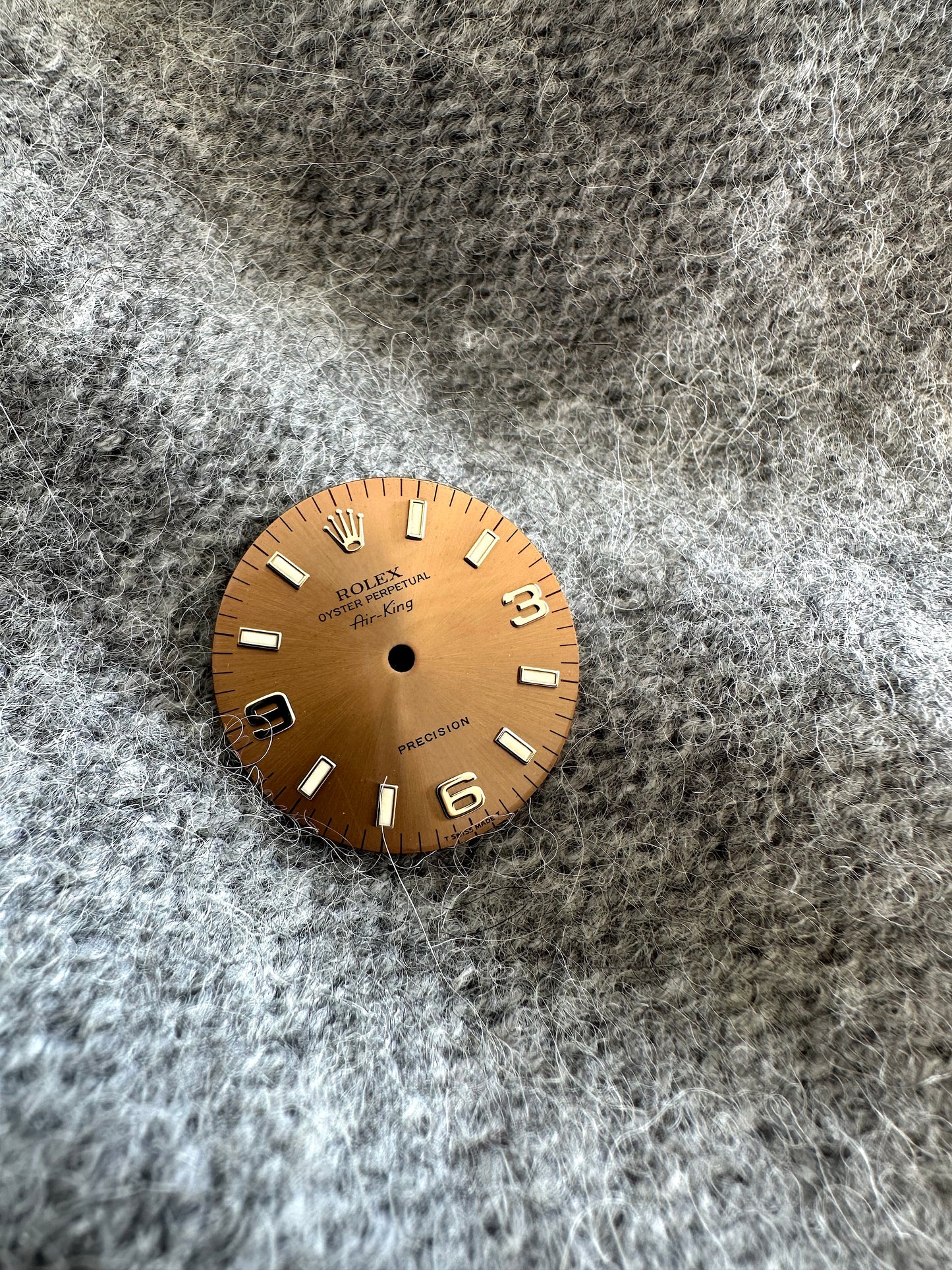 Rolex “Salmon” Salmon Dial 3-6-9- for Airking 14000 | 14010 Tritium