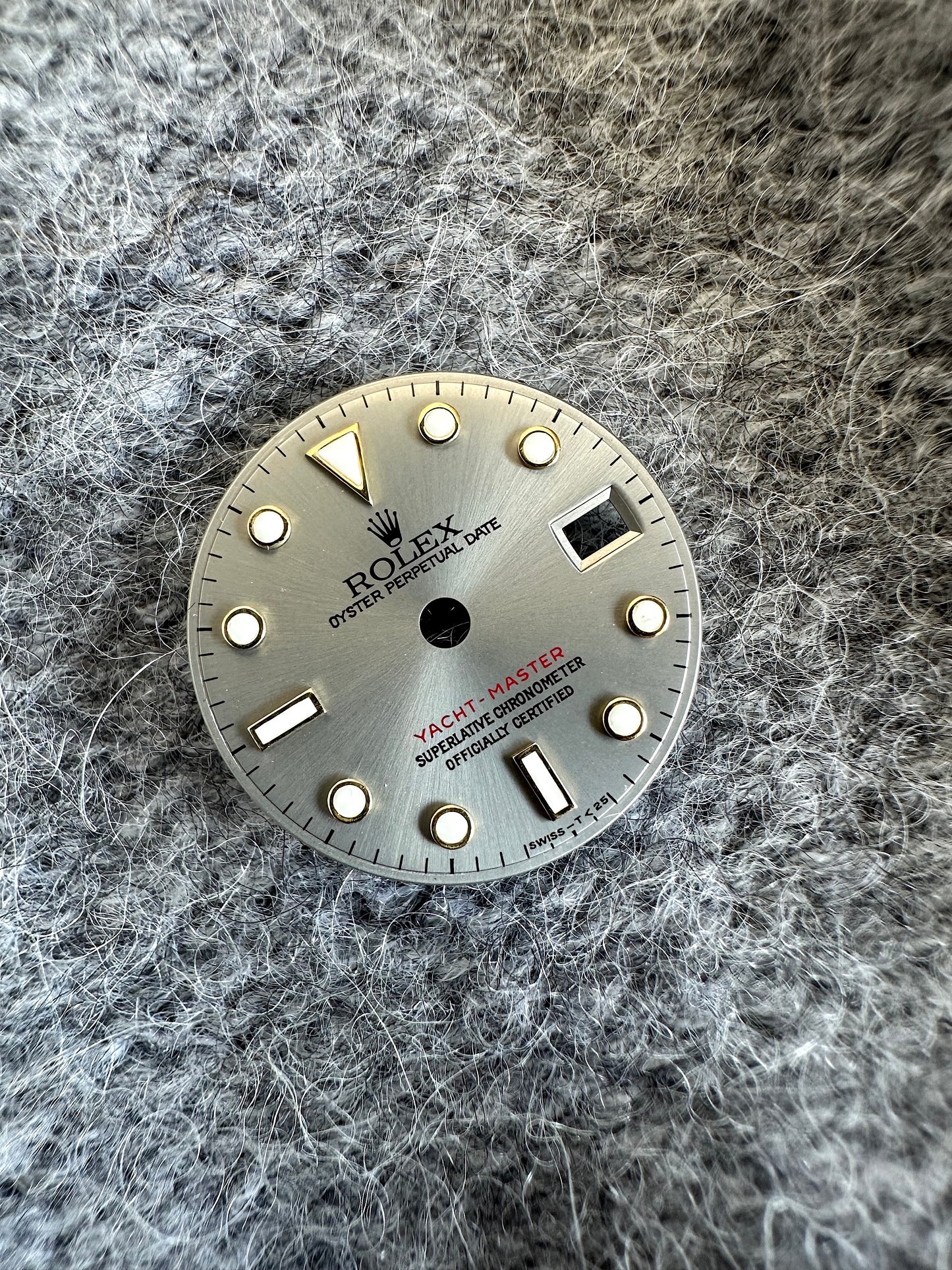 Rolex Yachtmaster Zifferblatt silber für Gelbgold Modelle Lady Yacht-Master