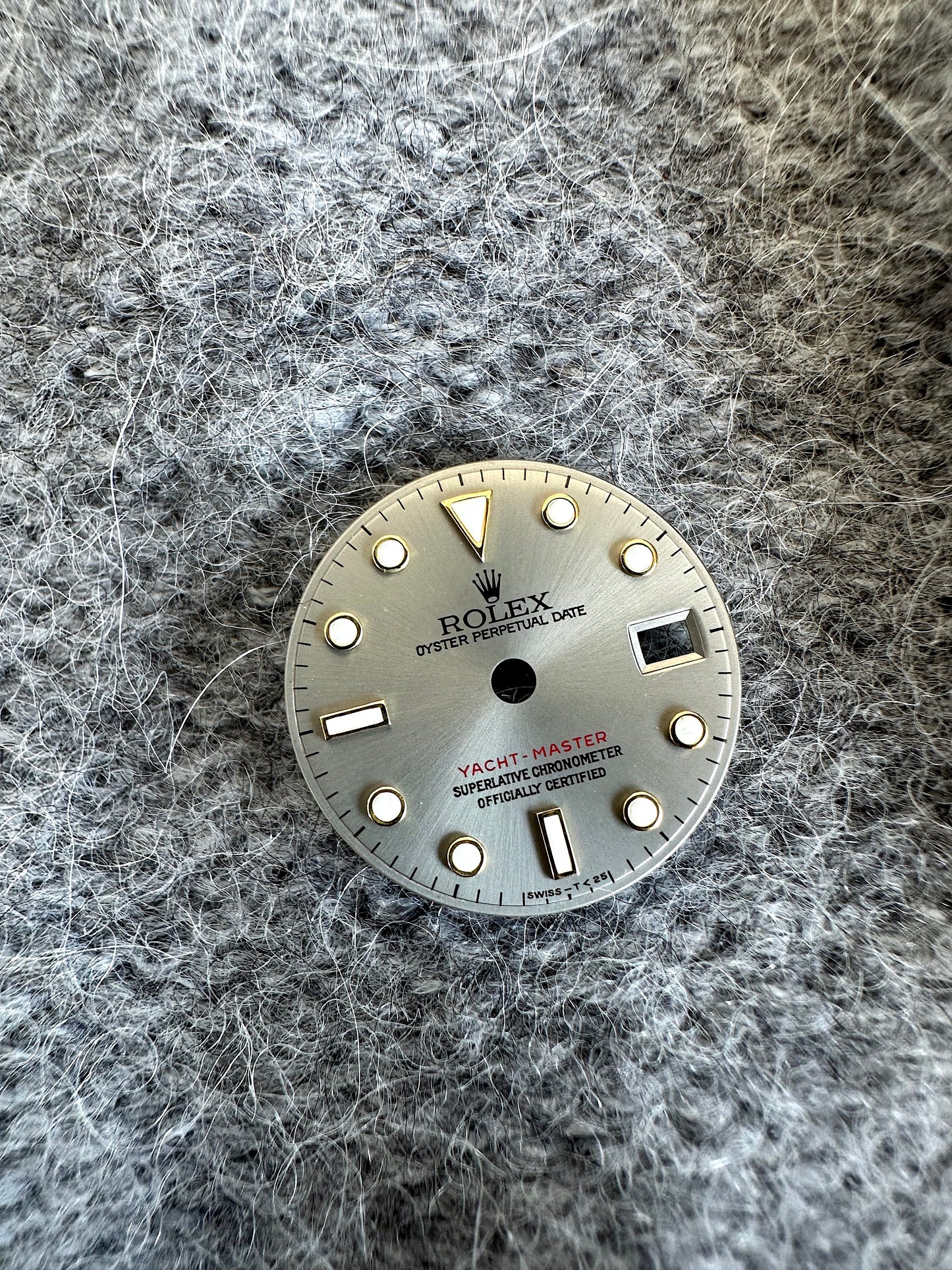 Rolex Yachtmaster Zifferblatt silber für Gelbgold Modelle Lady Yacht-Master
