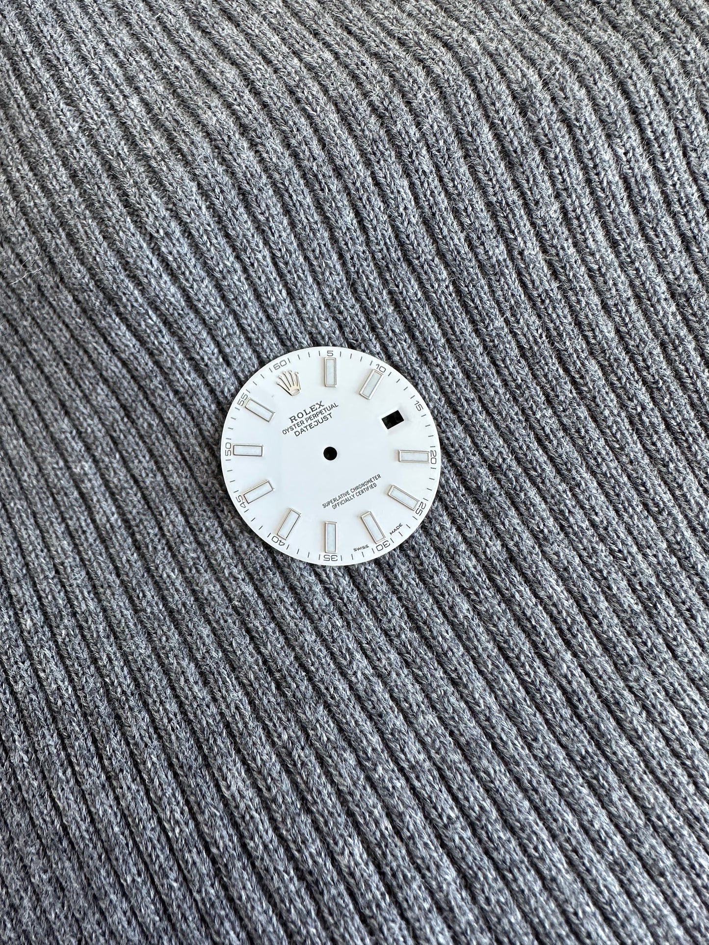 Rolex weißes Zifferblatt für Datejust 2 Ref. 116300 | 116334