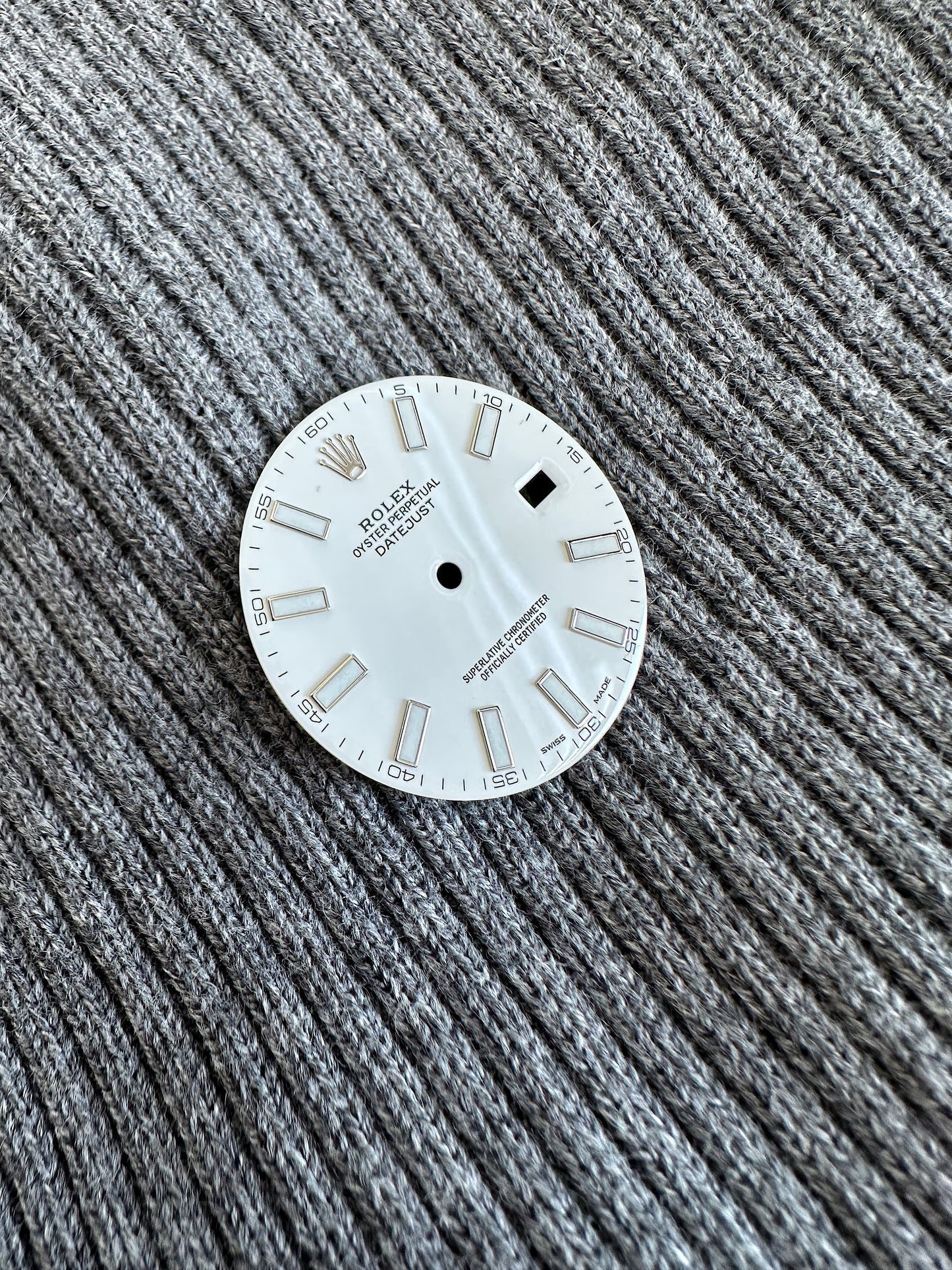 Rolex weißes Zifferblatt für Datejust 2 Ref. 116300 | 116334