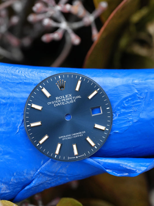 Rolex Zifferblatt blau für OP Datejust 36 mm 126200 | 126234 Chromalight