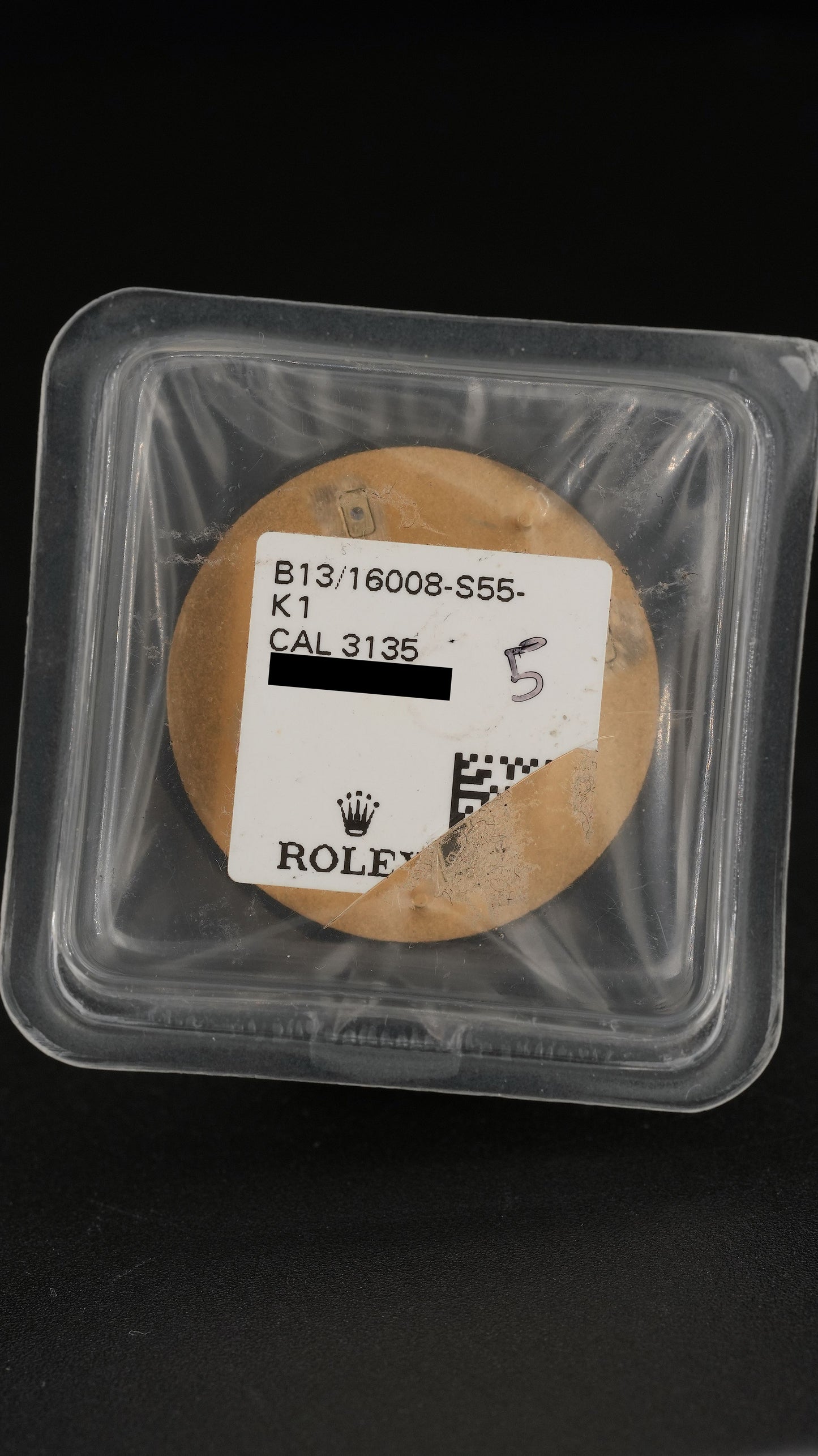 Rolex NOS Onyx dial for OP Datejust 36mm | 16013 | 16018 | 16233 | 16238 | 116233 in blister