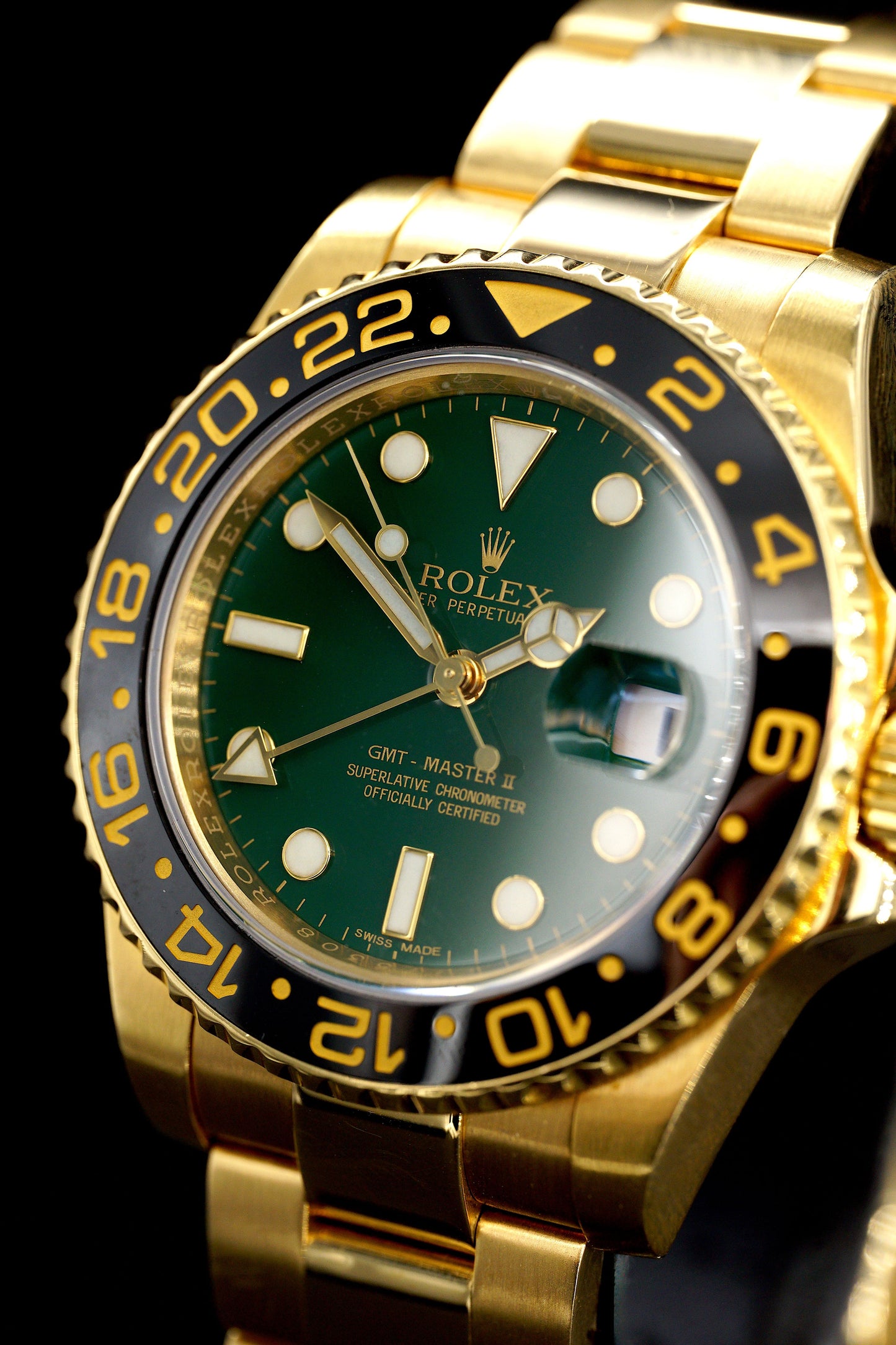 Rolex GMT-Master II 116718LN "Green Dial" Grün | Fullset | 2008
