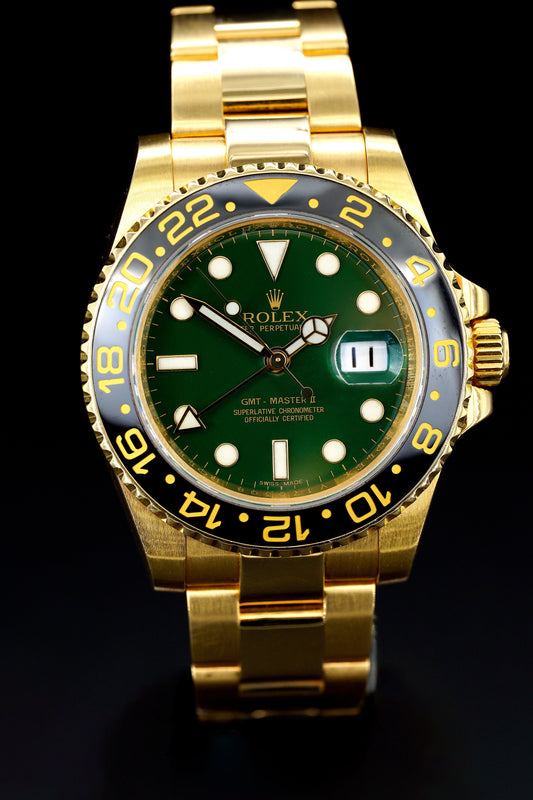 Rolex GMT-Master II 116718LN "Green Dial" | Fullset | 2008