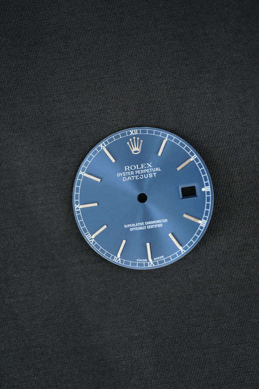 Rolex Zifferblatt Blau für OP Datejust 36 mm 16200 | 16014 | 16234 Luminova