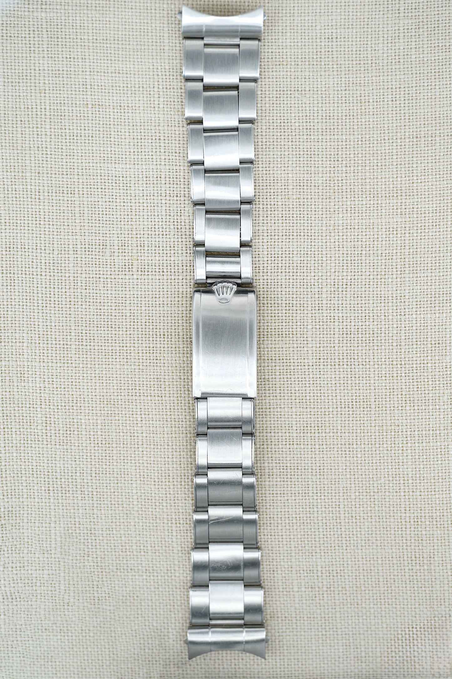 Rolex Rivet Oyster Spring Loaded Bracelet Steel Riveted with 58 endlinks and Tension Springs