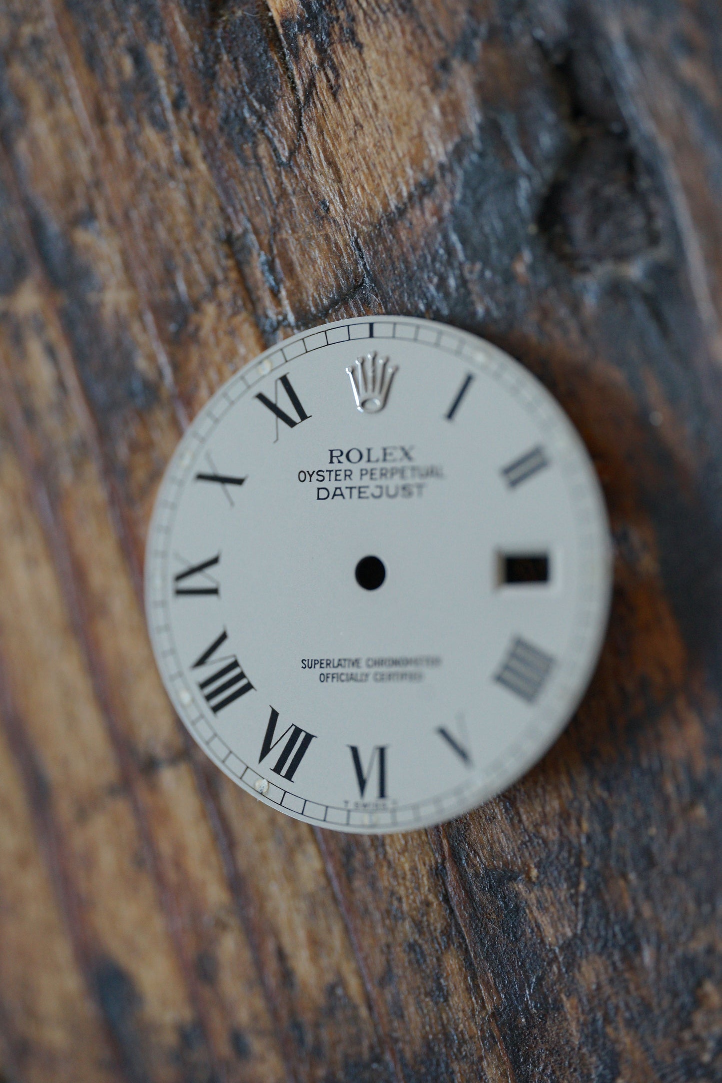 Rolex Buckley Zifferblatt grau für OP Datejust 36 mm 16234 | 16200 | 16030 | 16014