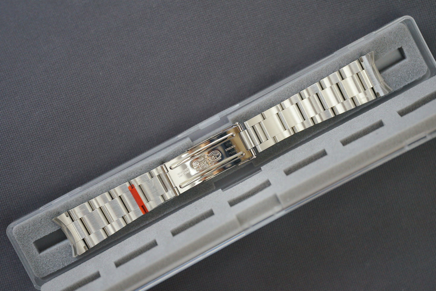 Rolex NOS Oyster Stahl Band  78390A mit SEL End Links 803B mit Box für Zenith Daytona