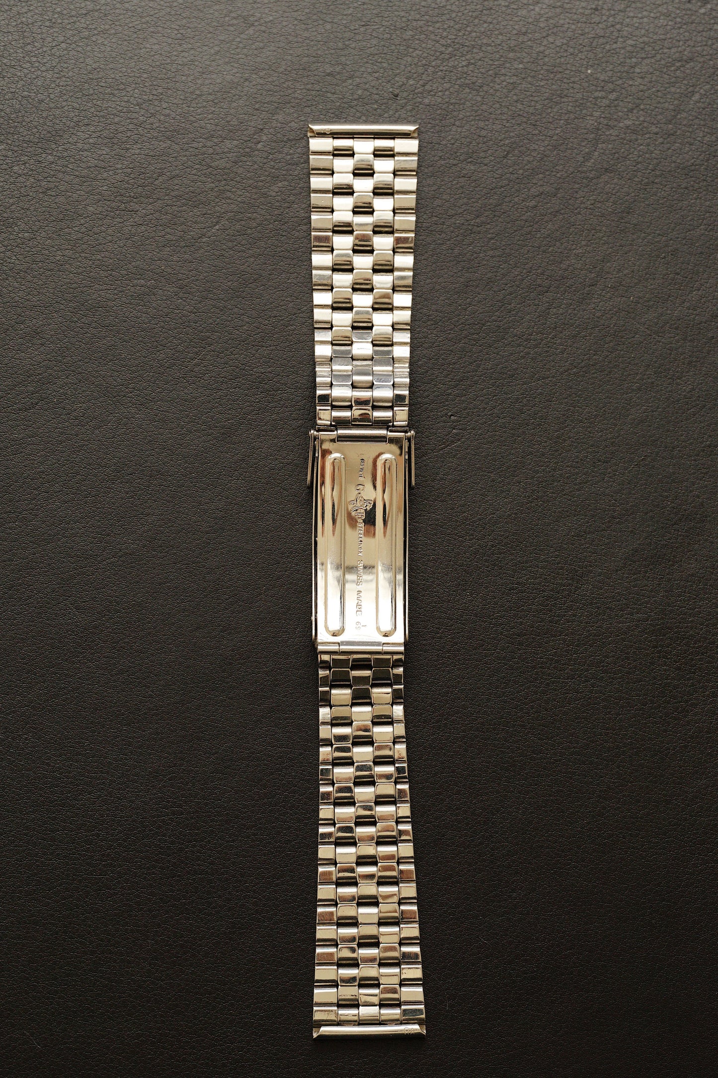 Roamer Rockshell Stahl Armband 20 mm Gay Freres aus dem Jahr 1969
