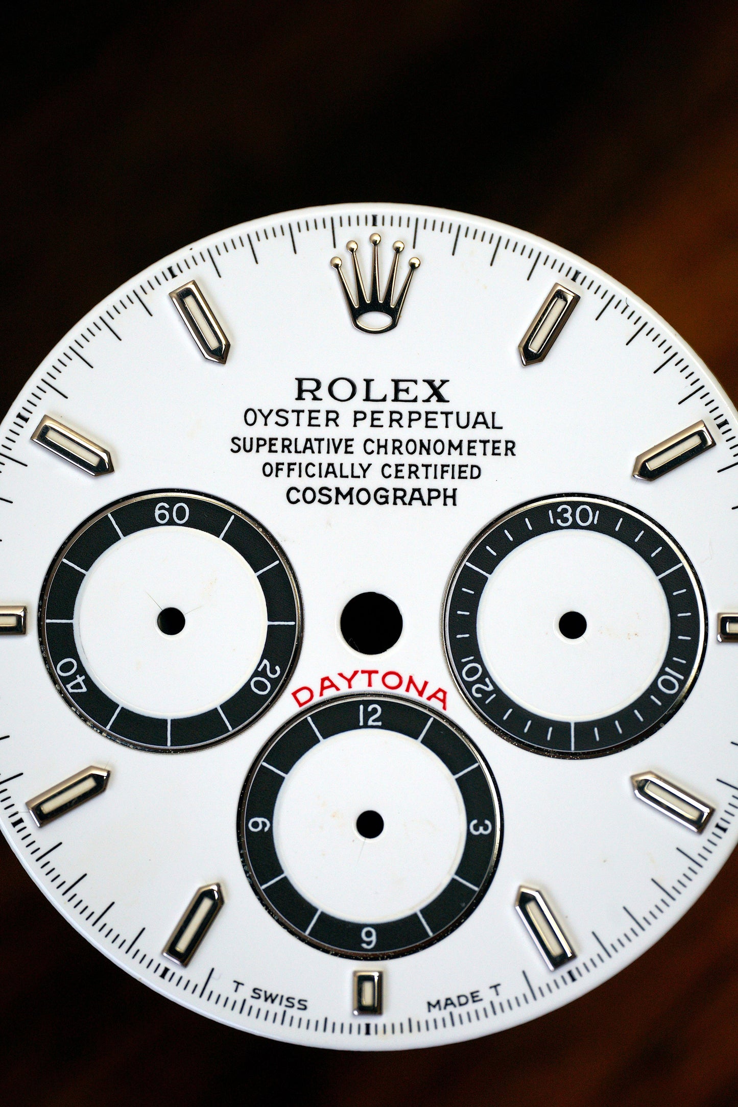 Rolex dial for Zenith Cosmograph Daytona 16520 "inverted 6" Version