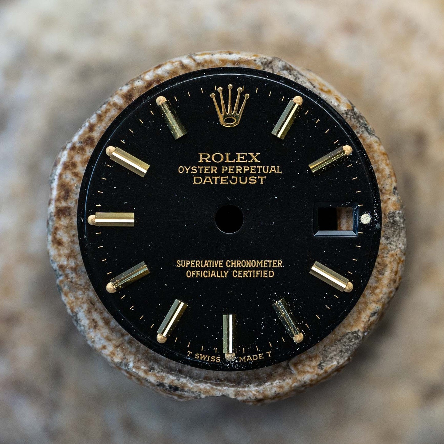 Rolex Lady Datejust 26 mm Zifferblatt schwarz für 6917 | 69178 | 69173 | 79173 | 79178 Tritium