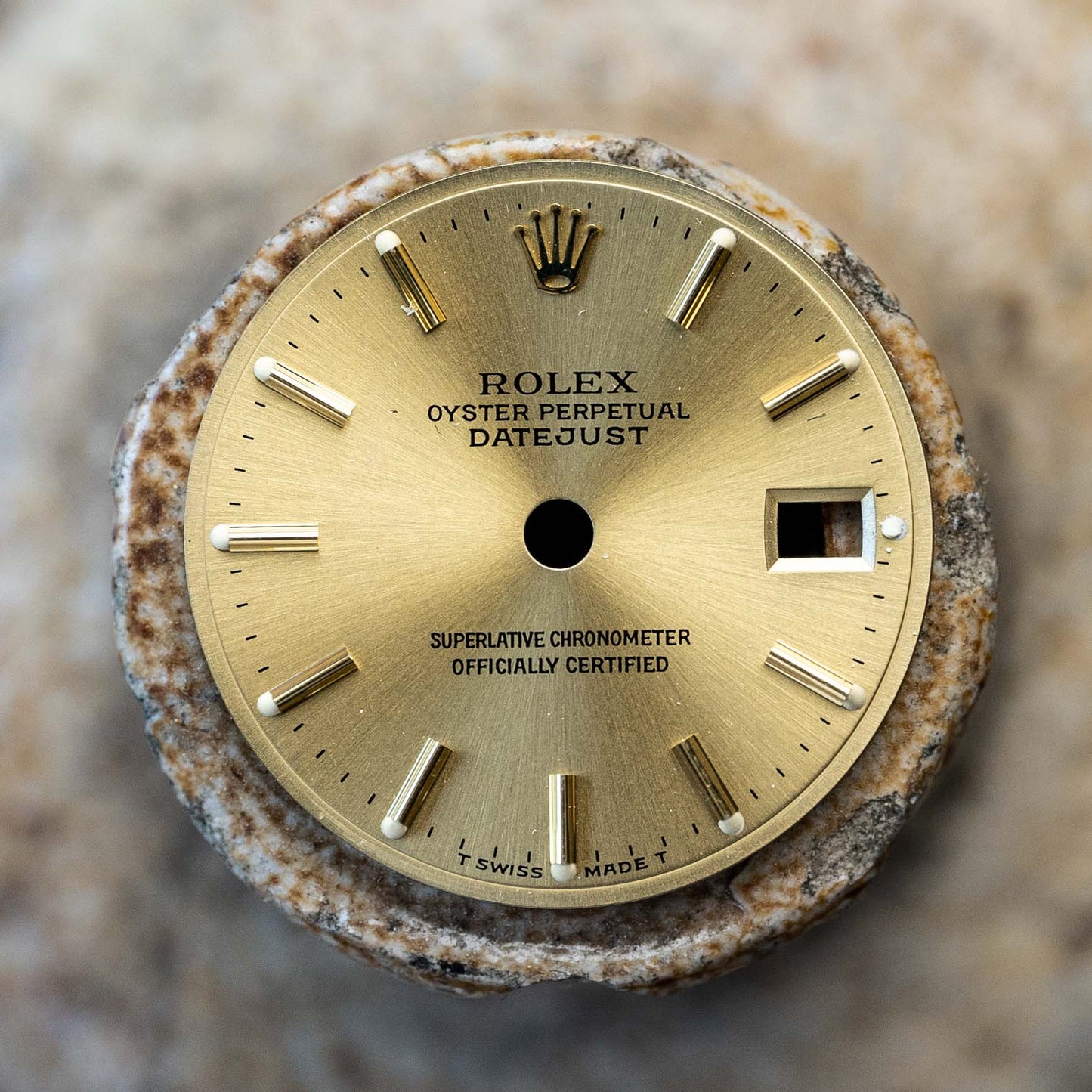 Rolex Lady Datejust 26 mm Zifferblatt gold für 6917 | 69178 | 69173 | 79173 | 79178 Tritium