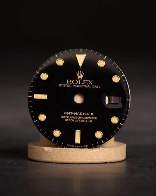 Rolex black dial for GMT-Master II 16753 / 16758 Tritium